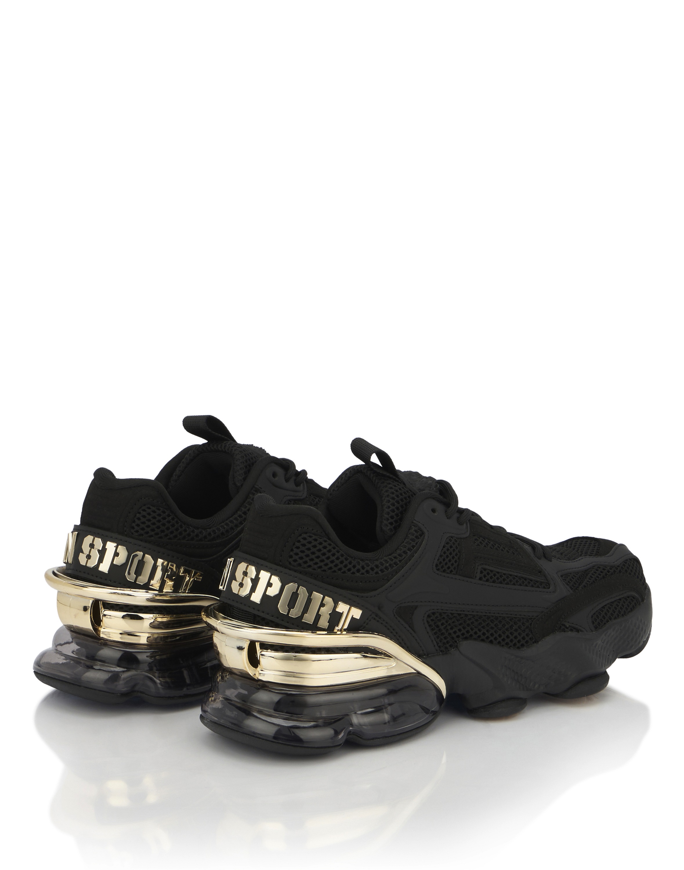 Sneaker PLEIN SPORT "Ps", Damen, Gr. 41, Normalschaft, schwarz (0293, schwarz, lightgold), Schuhe Sneaker 3