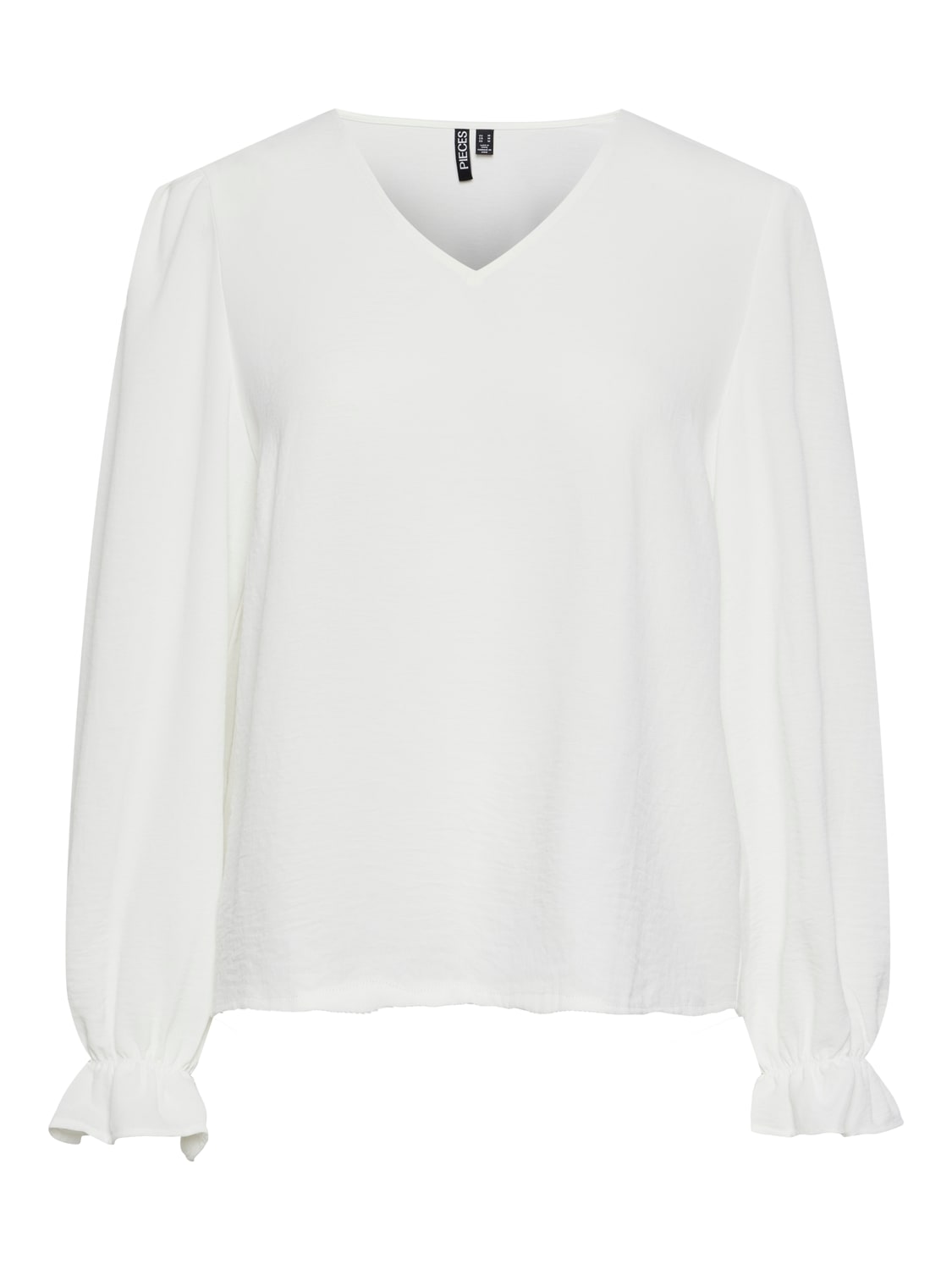 pieces Langarmshirt "PCTIFFANY LS V-NECK TOP NOOS BC" günstig online kaufen