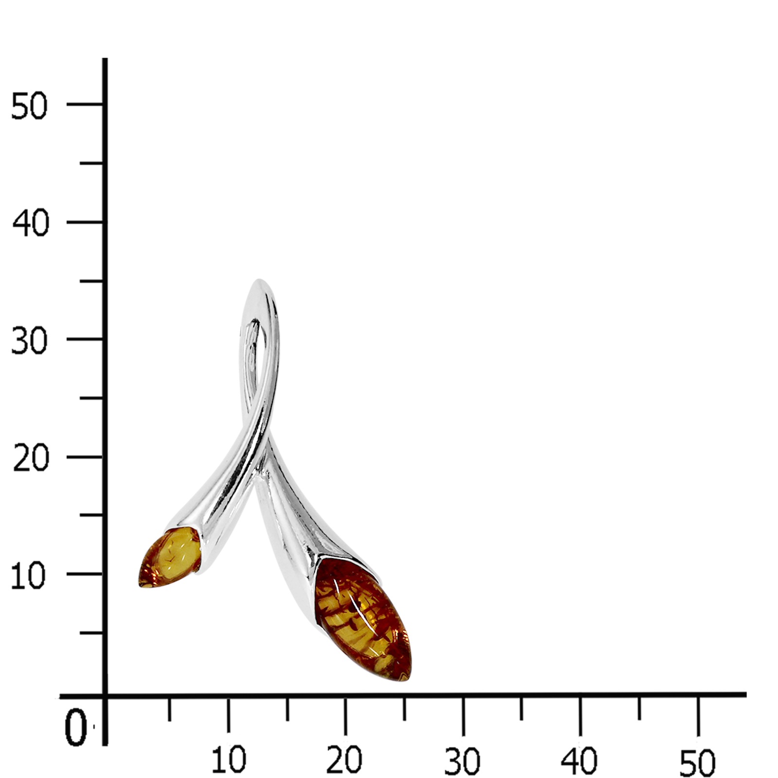OSTSEE-SCHMUCK Kettenanhänger »- Gleiter-Bea - Silber 925/000 - Bernstein« ()