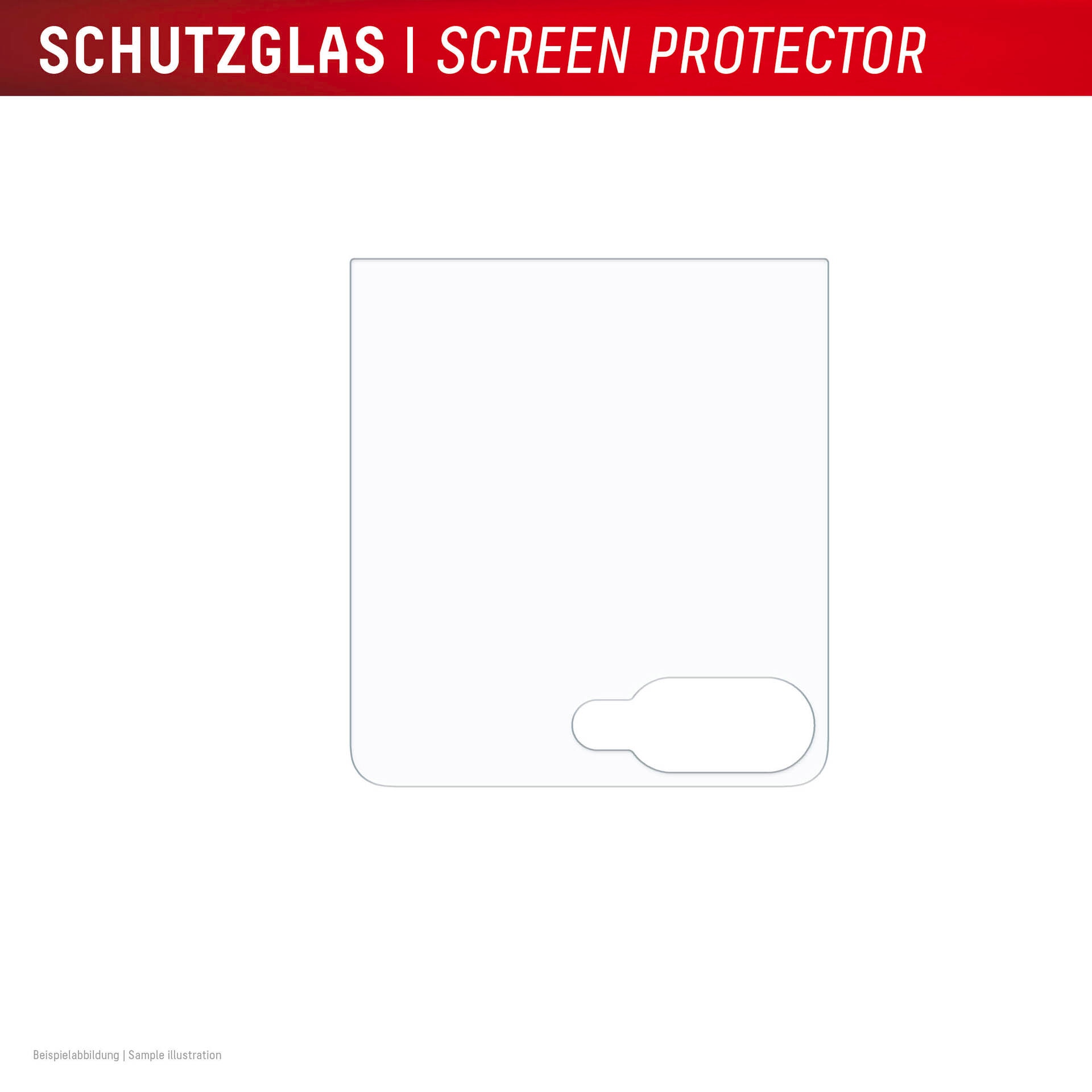 Displex Displayschutzglas »Smart Glass« für Samsung Galaxy Z Flip8;Samsung Galaxy Z Flip7 Displayschutzfolie