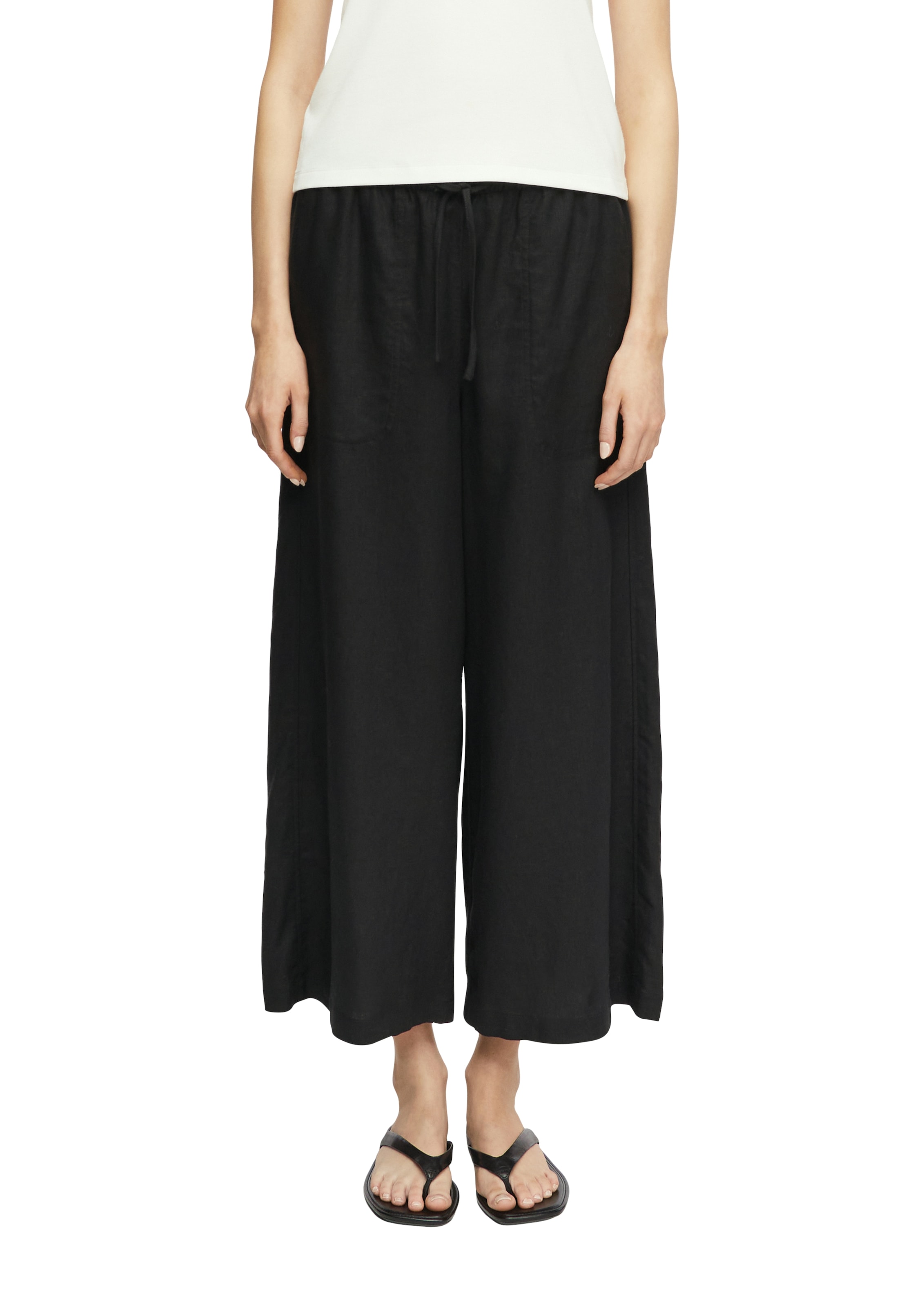 Comma Stoffhose  mit elastischem Bund