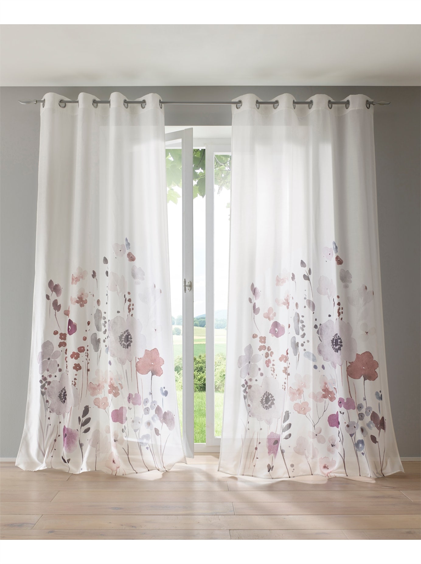 heine home Gardine Ösen 1 Stk. tlg. günstig online kaufen