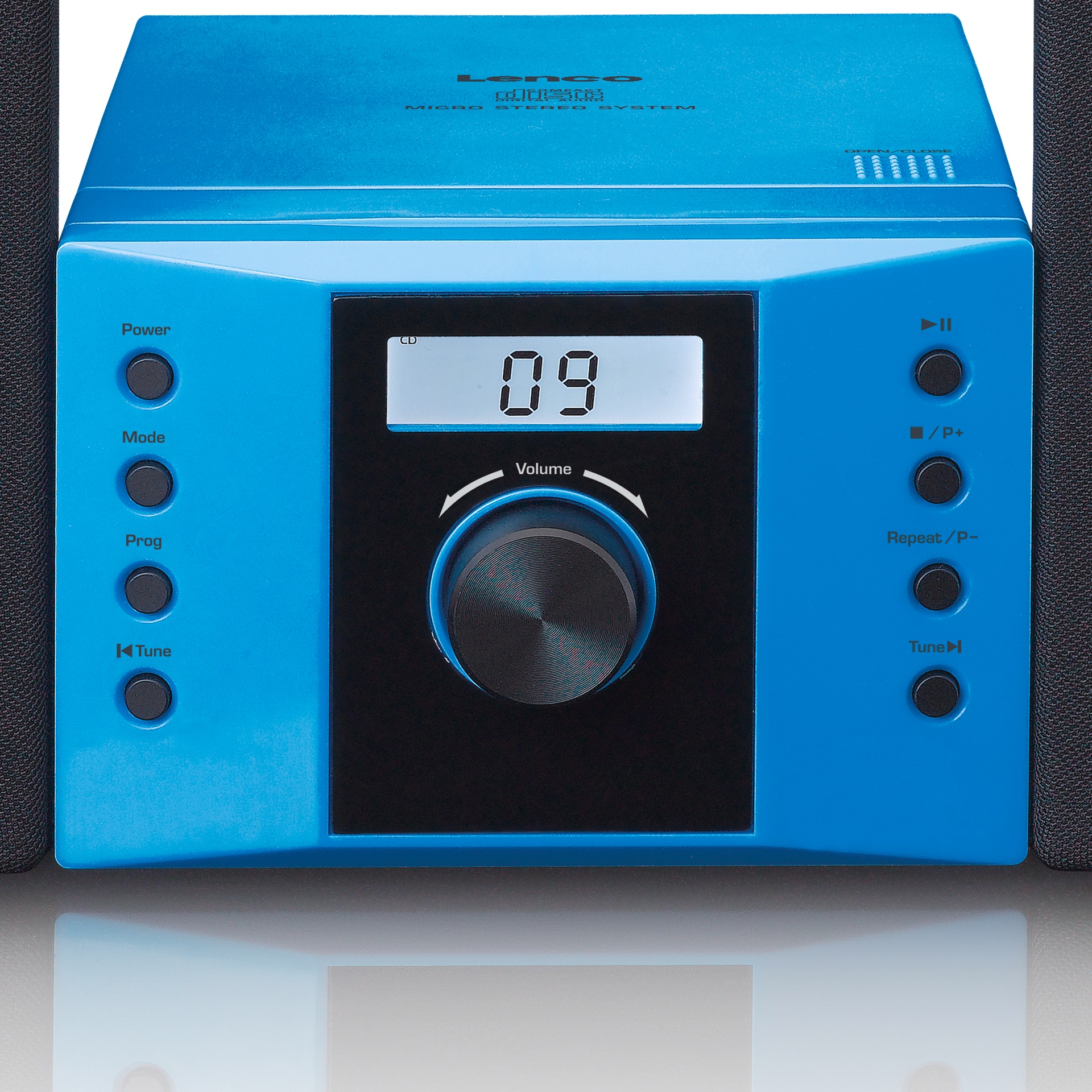 Lenco »Micro Set mit CD, Stereoanlage | BAUR radio, (FM-Tuner) AUX-IN, FM Sticker«,
