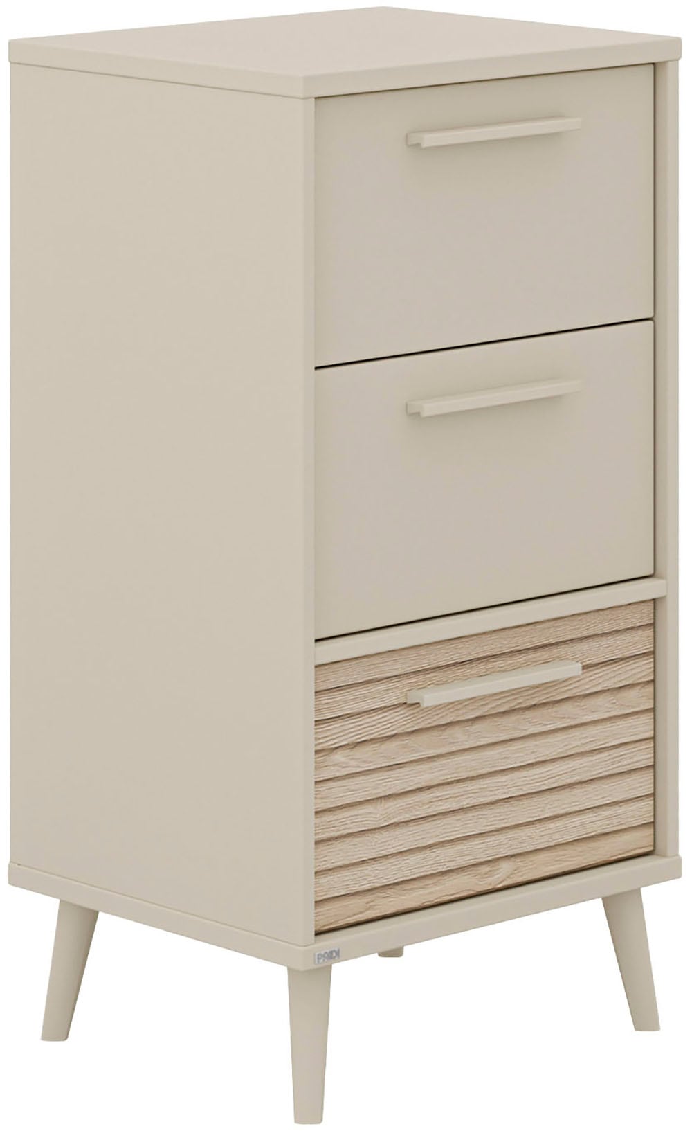 PAIDI Highboard "EEFJE, Regal in modernem Design, Cashmere-Beige mit Groovy günstig online kaufen