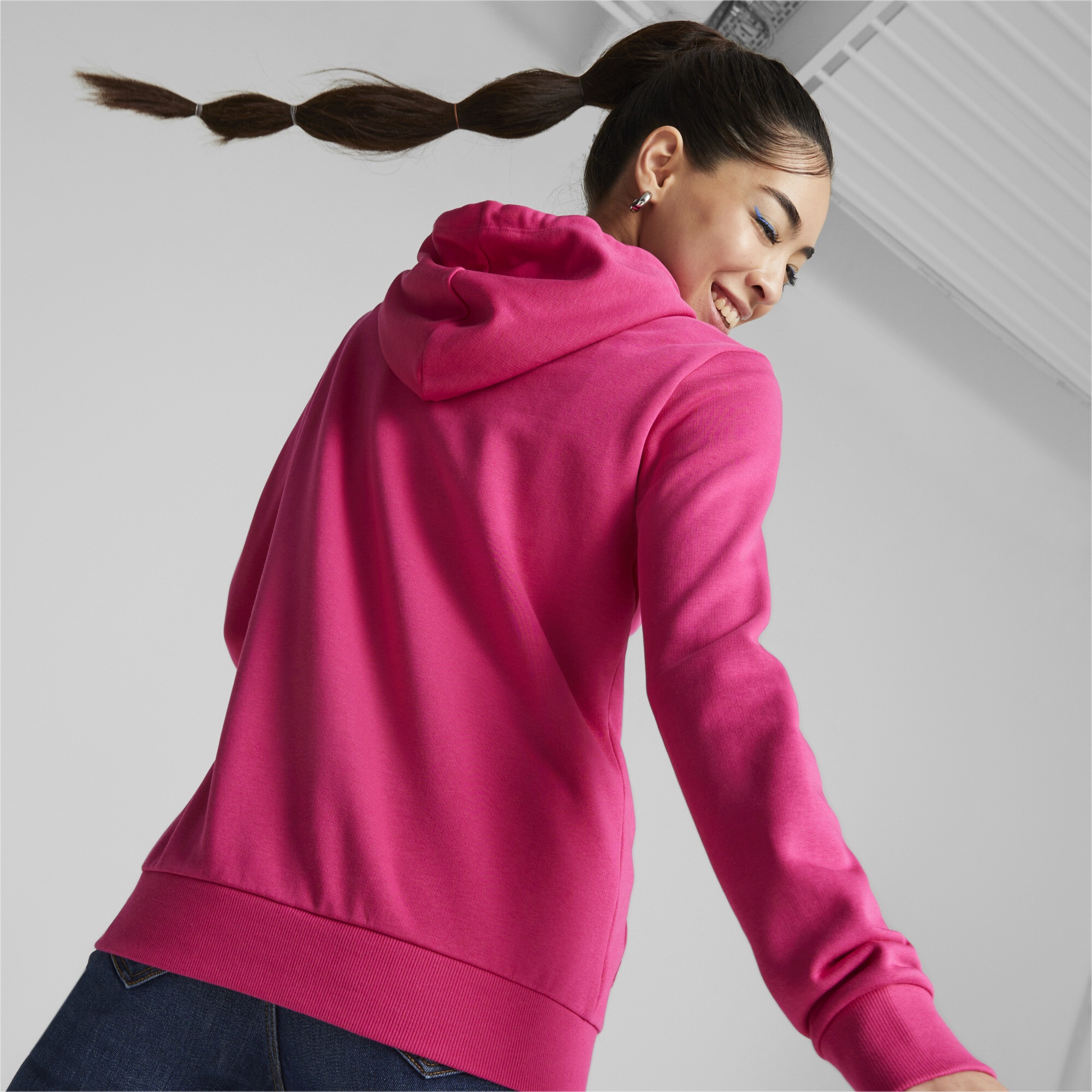 PUMA Sweatshirt »Essentials Big Logo Damen Hoodie« für kaufen | BAUR