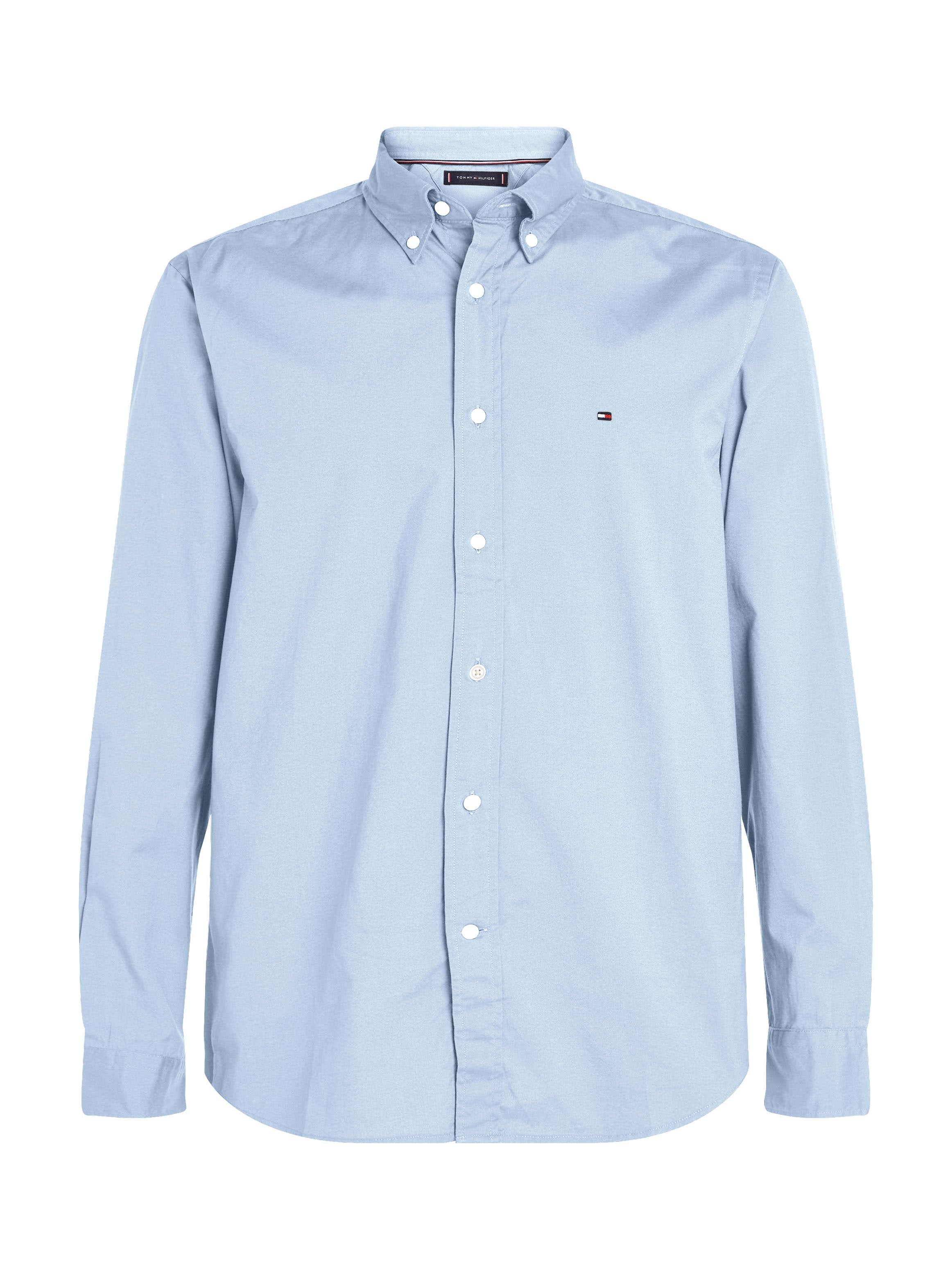 Tommy Hilfiger Langarmhemd »CORE FLEX POPLIN SOLID RF SHIRT«