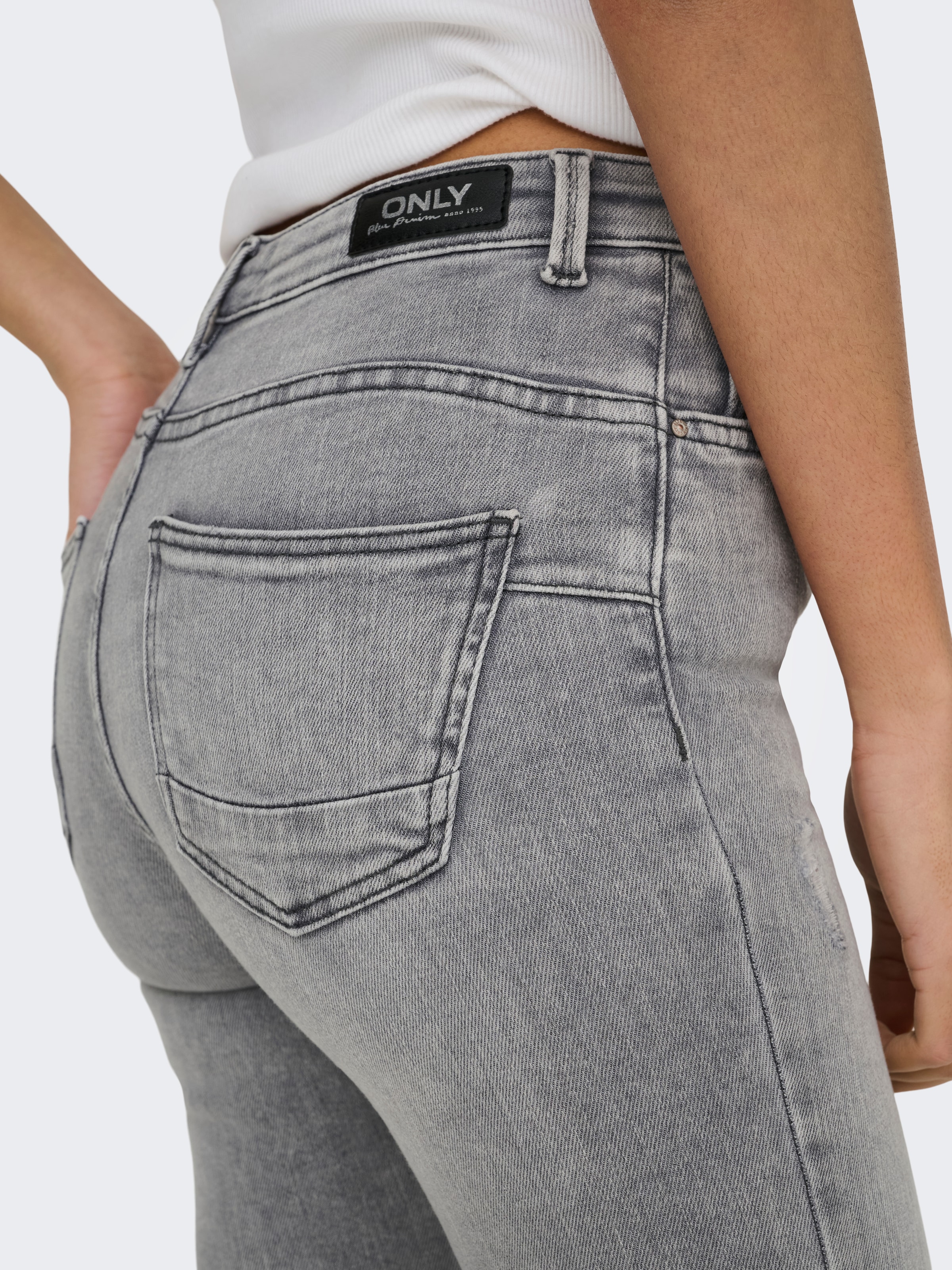 ONLY »ONLPOWER LIFE MID PUSH« Baumwollmischung, skinny fit, regular waist