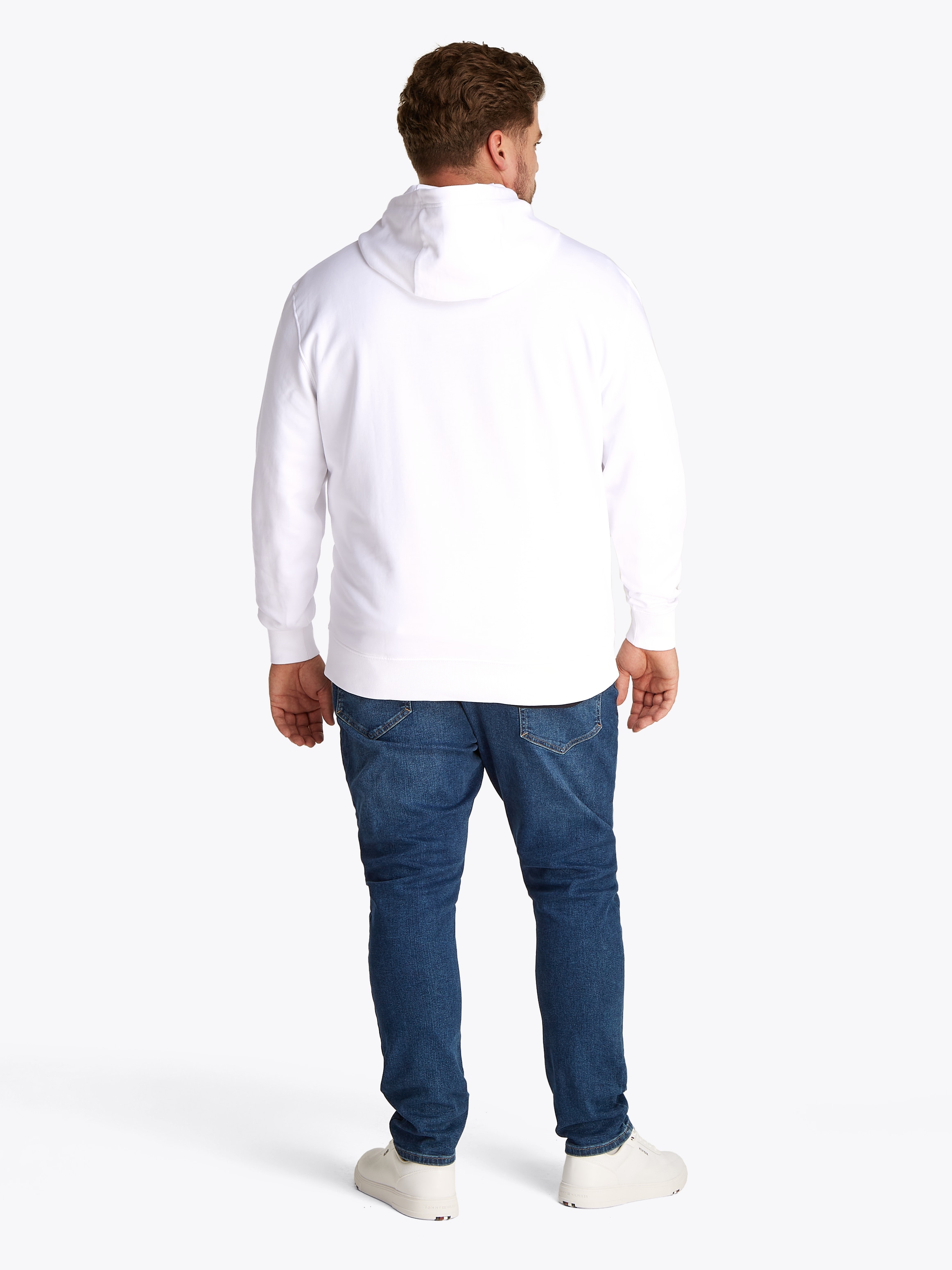 Tommy Hilfiger Big & Tall Kapuzensweatshirt »BT-HILFIGER CENTER STACK HOODY-B«, Große Größen