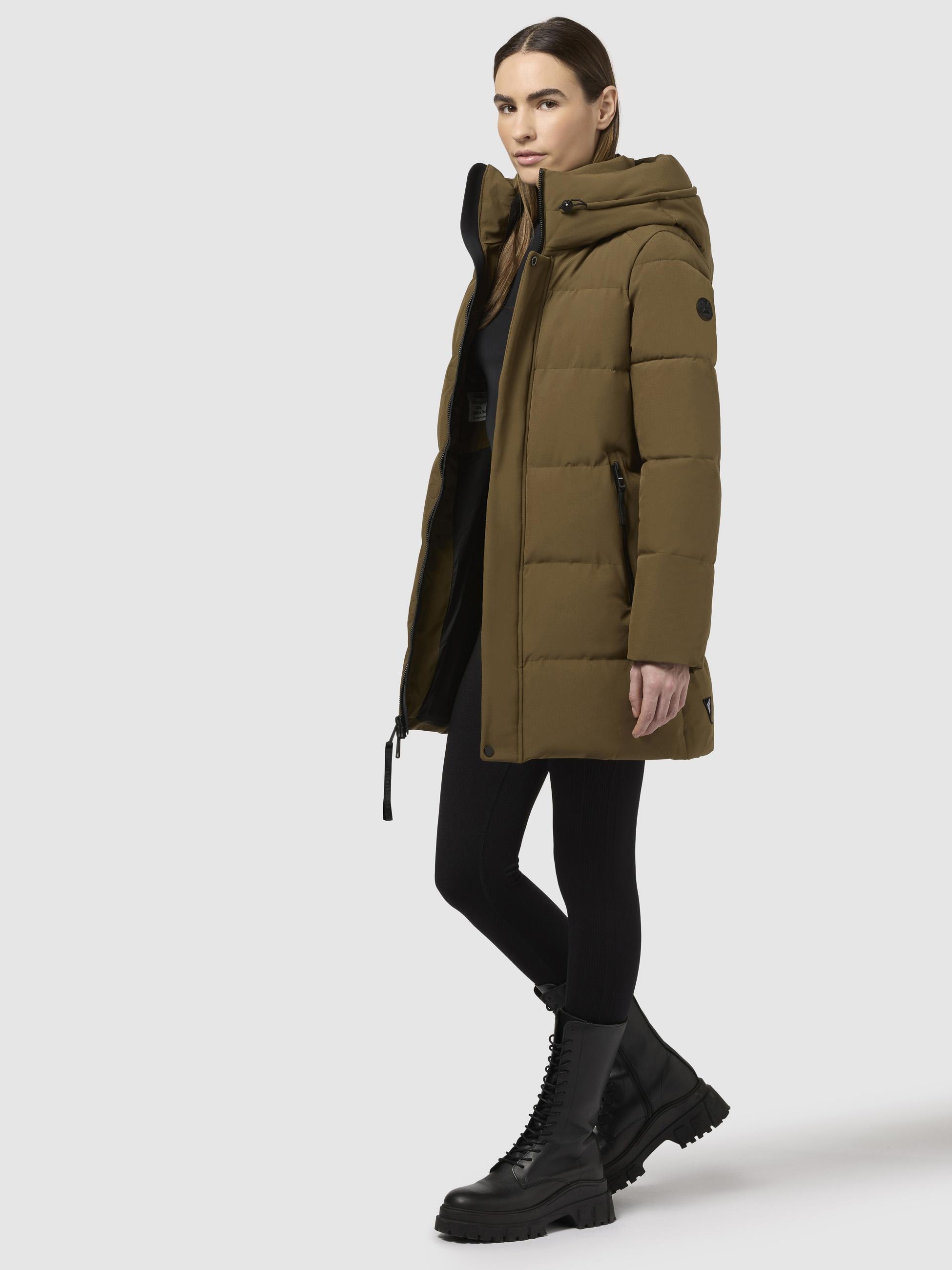 khujo Steppjacke »Lola-YM«, mit Kapuze, warme Winterjacke mit großzügiger Kapuze