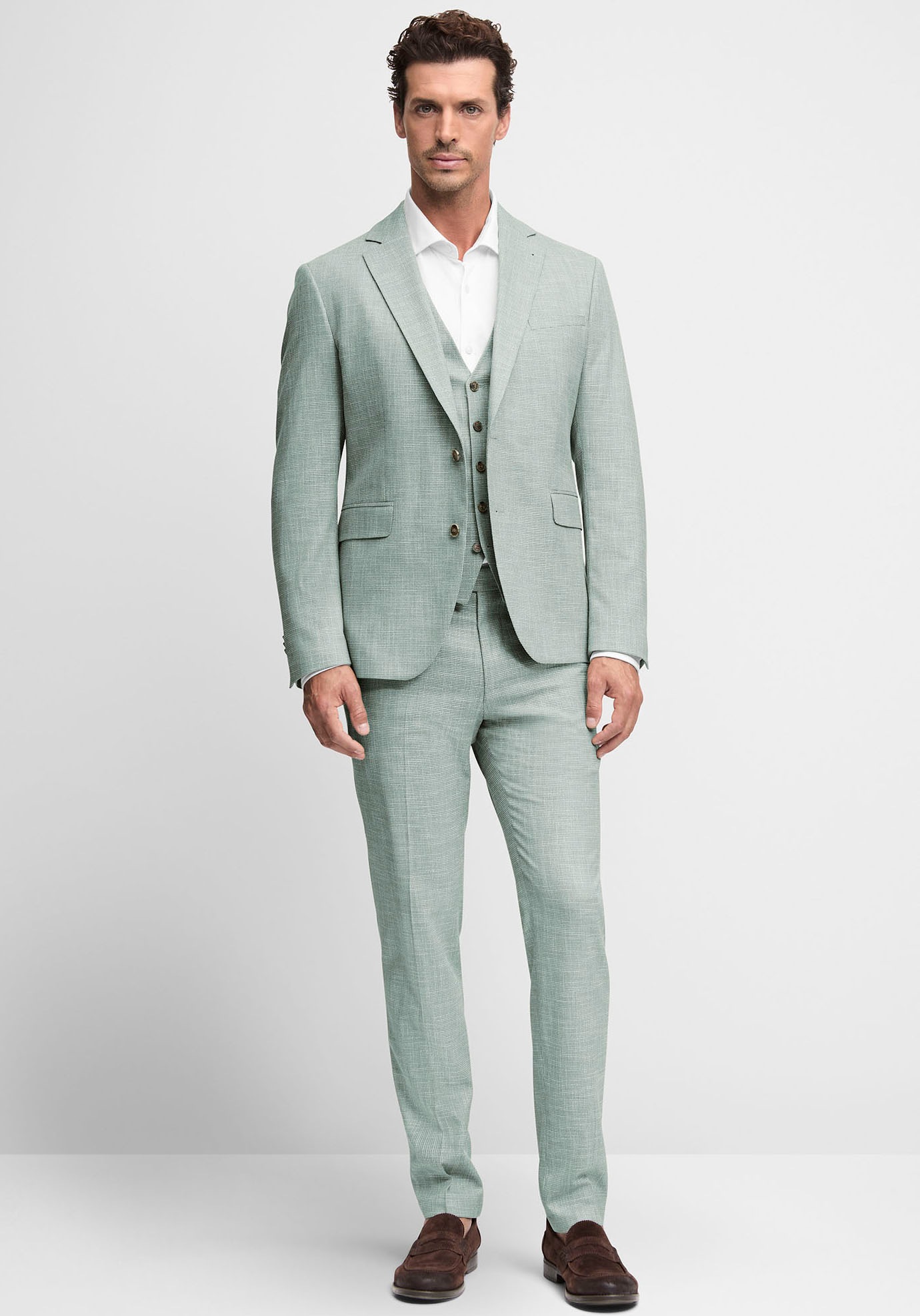 Thumbnail - Cinque Baukastensakko "CIDATA" in dezentem Muster, Regular Fit