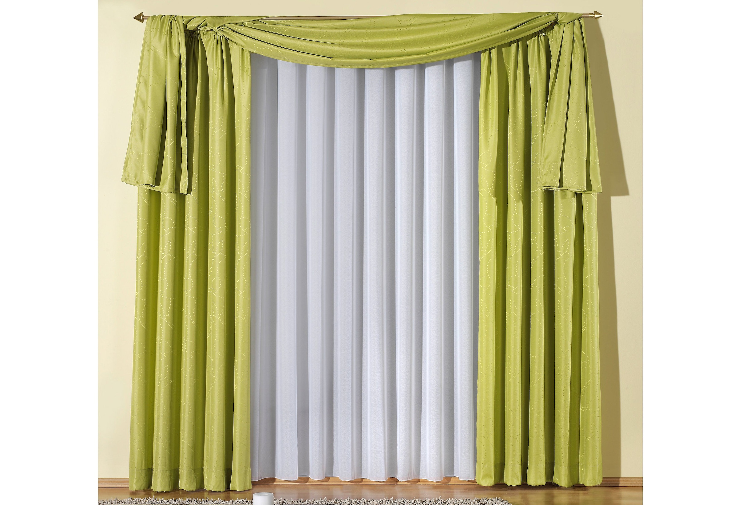Wirth Vorhang "Janine" Kräuselband 1 Stk. tlg. günstig online kaufen