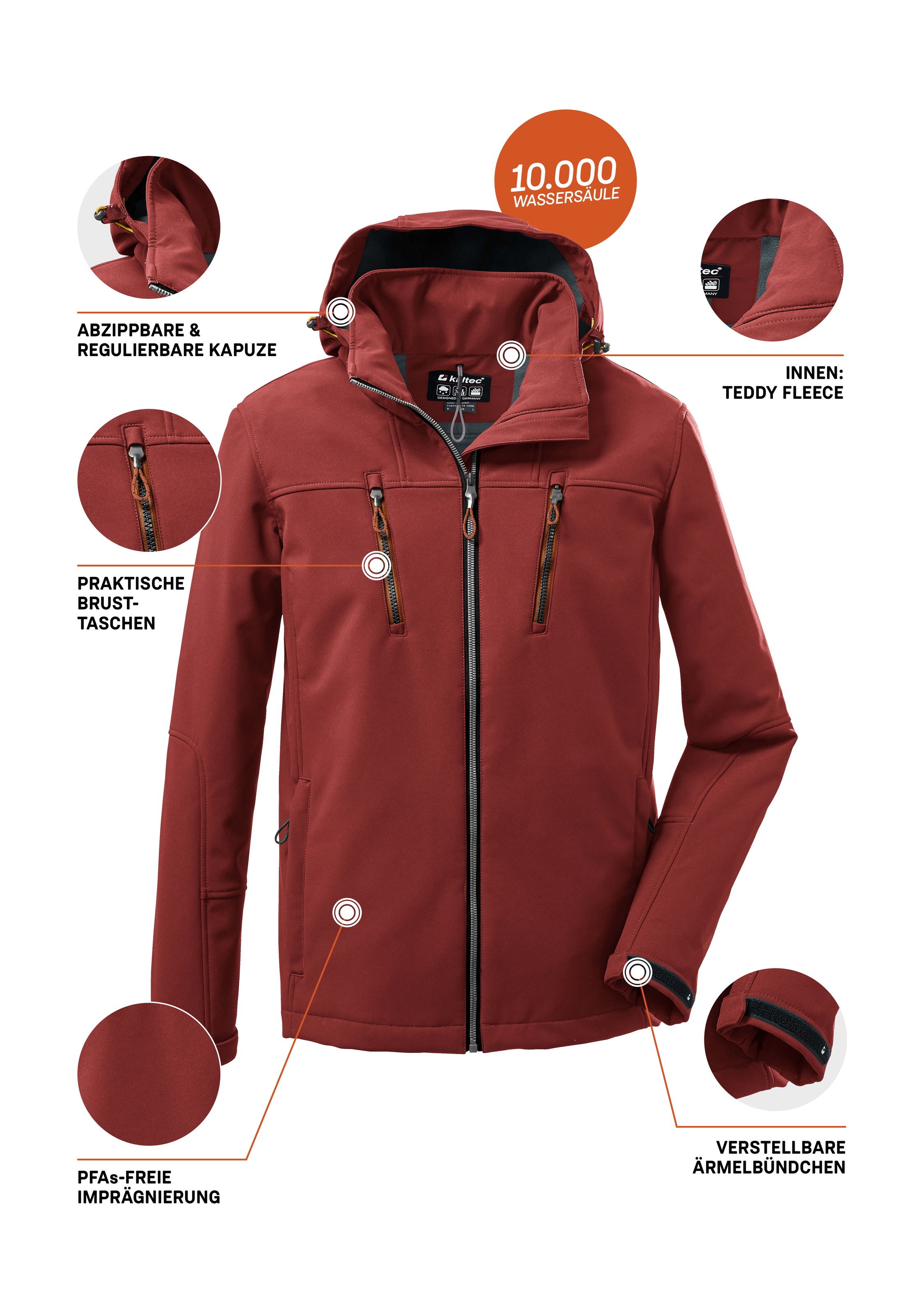Killtec Softshelljacke »KOW 163 MN SFTSHLL JCKT«