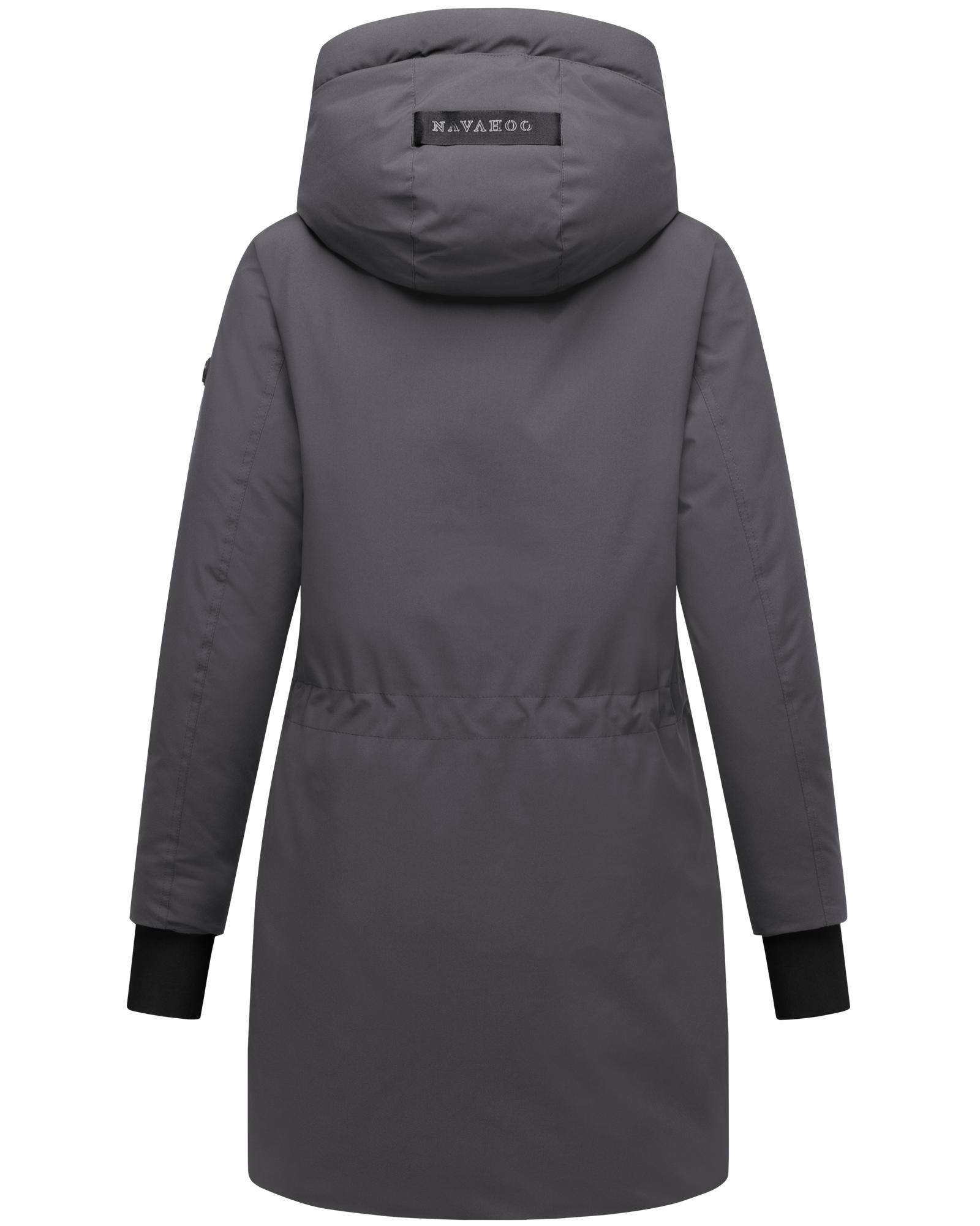 Thumbnail - Navahoo Wintermantel "Winterzart 14" Mantel mit abnehmbarer Kapuze und Rucksackträgern innen