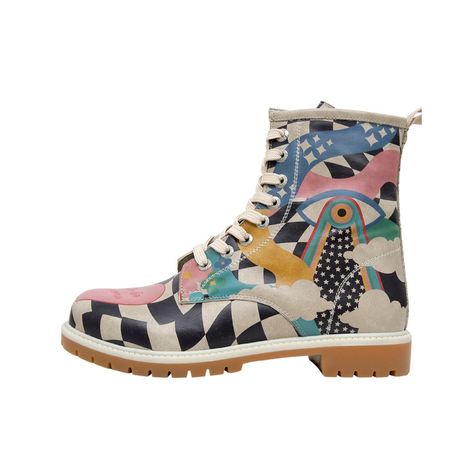 DOGO Schnürboots "Boots Born To Be Awesome Damen Boots / Female", Vegan günstig online kaufen