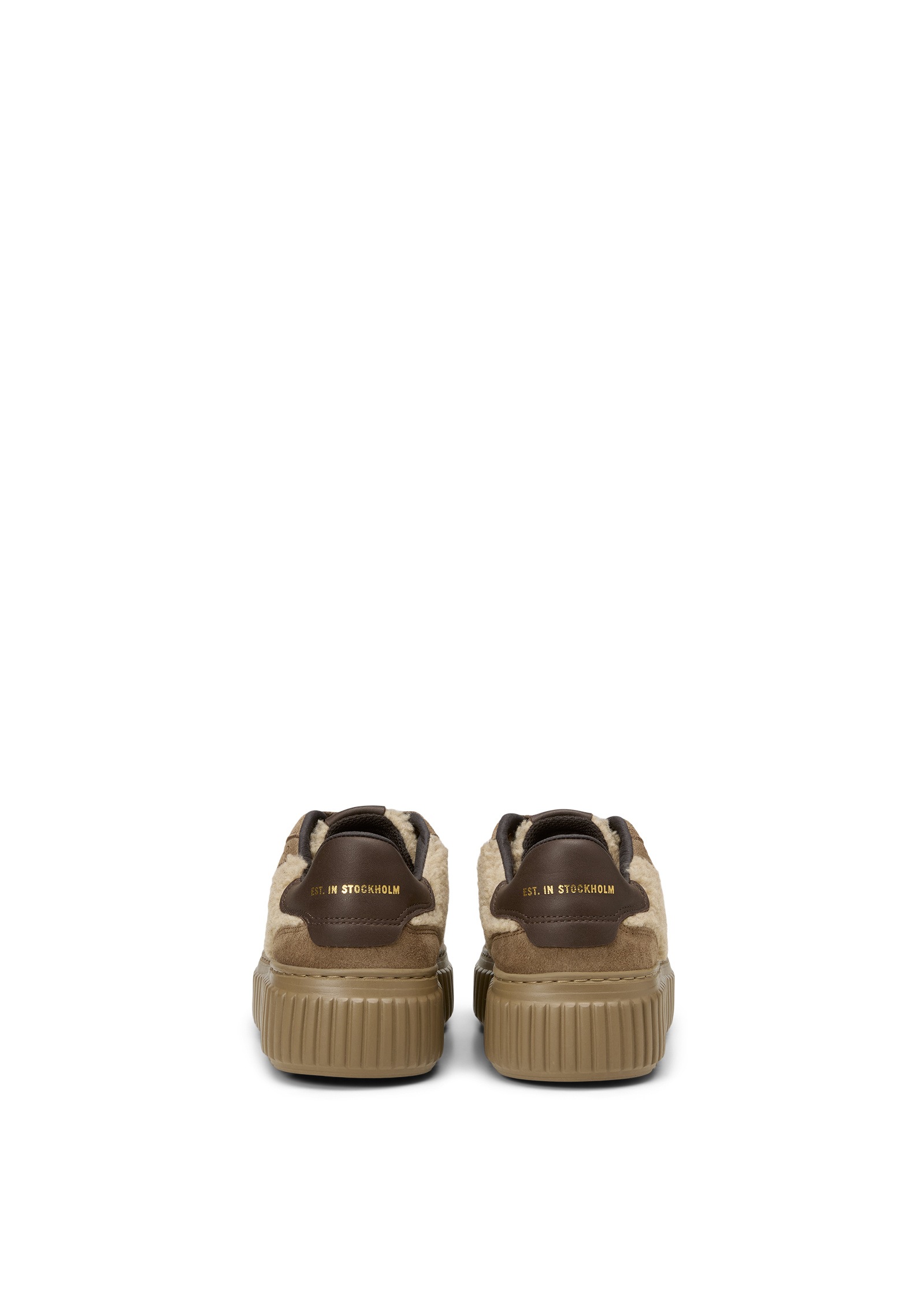 Marc O'Polo Sneaker »aus Veloursleder und Teddyfell«