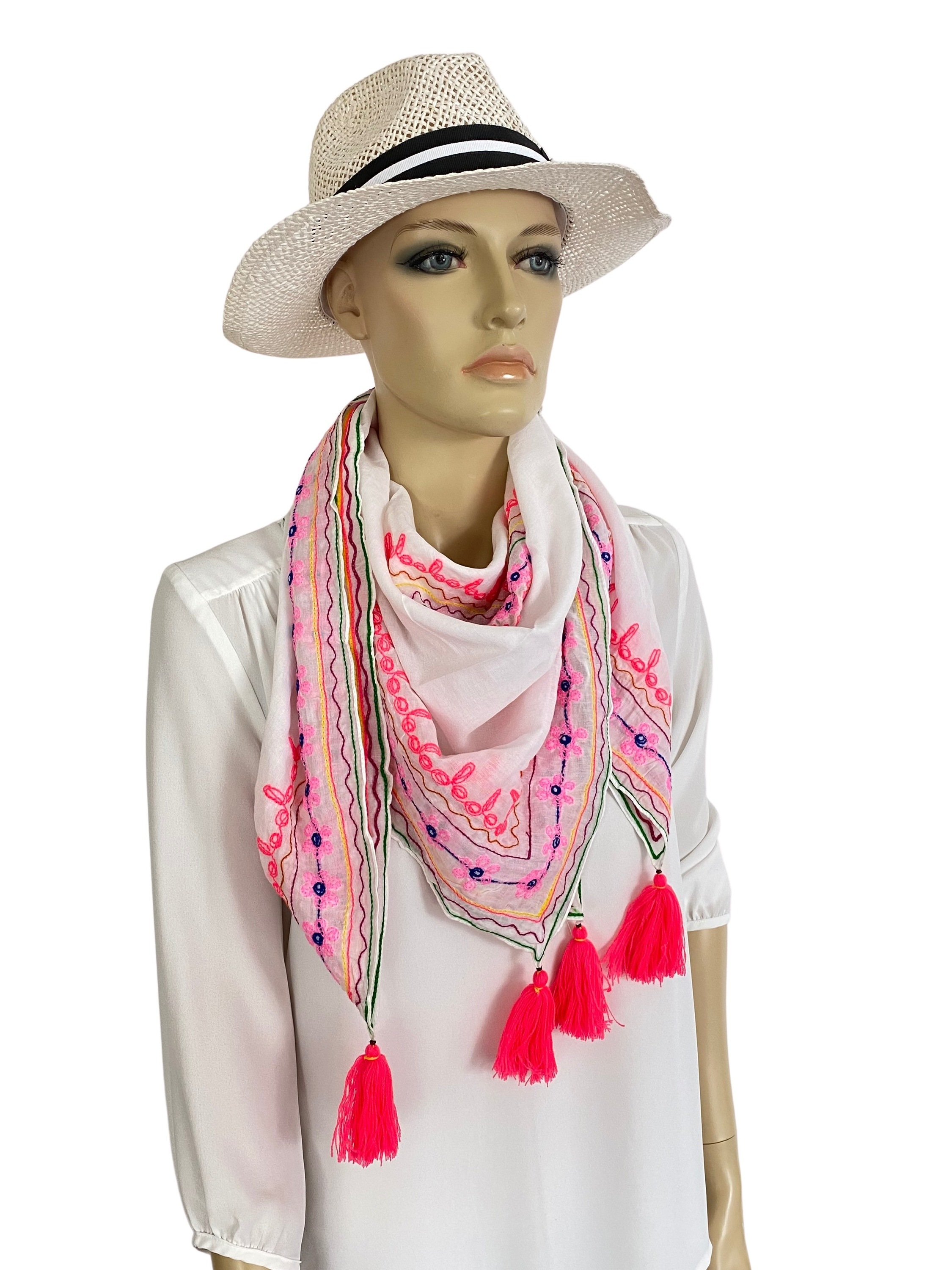 COLLEZIONE ALESSANDRO Modeschal "Ibiza" 1 Stk. tlg. bestickt mit kräftigen günstig online kaufen