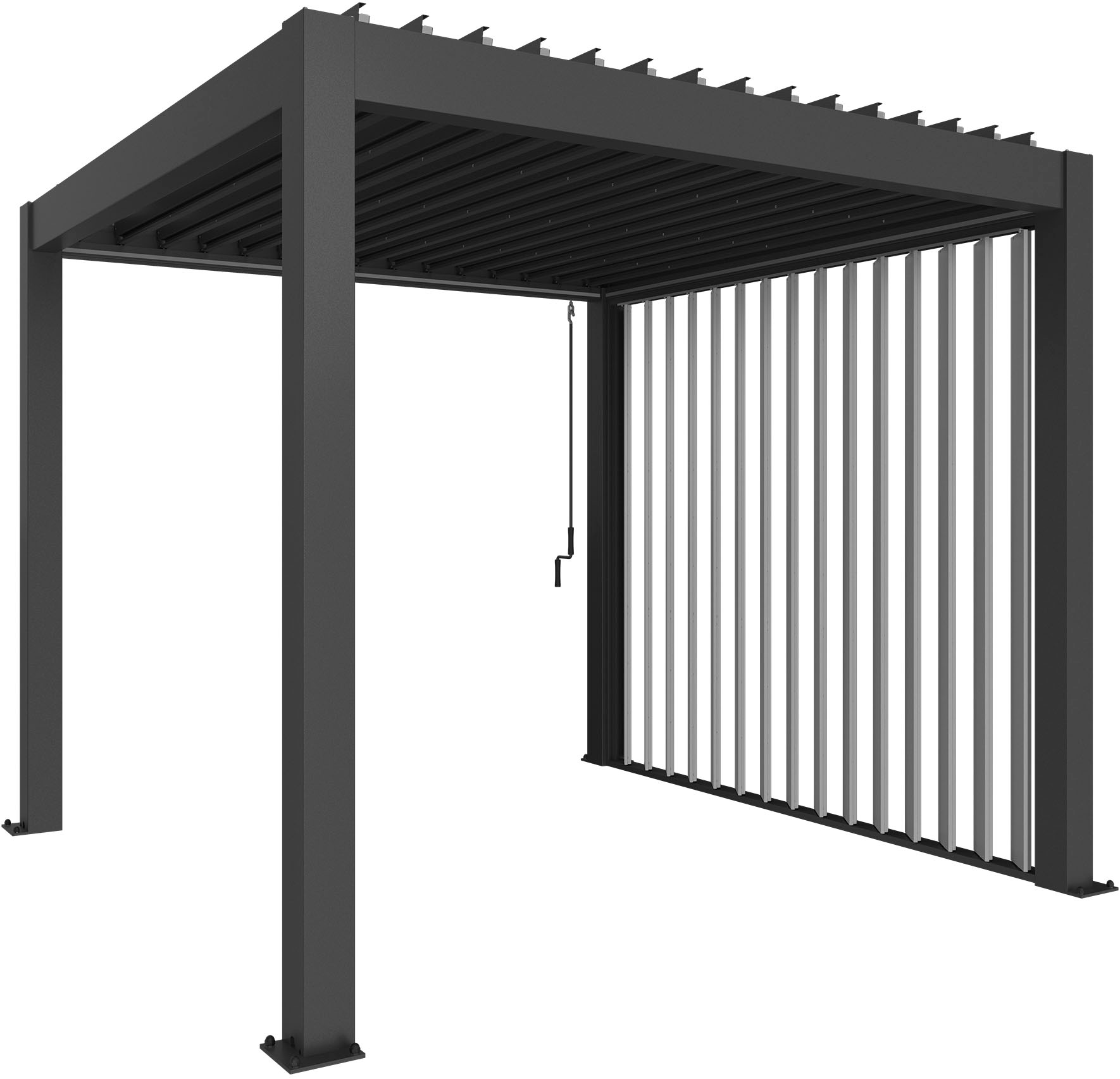 Biohort Pergola »3 x 3«, stilvoller Schattenspender für mehr Komfort im Freien