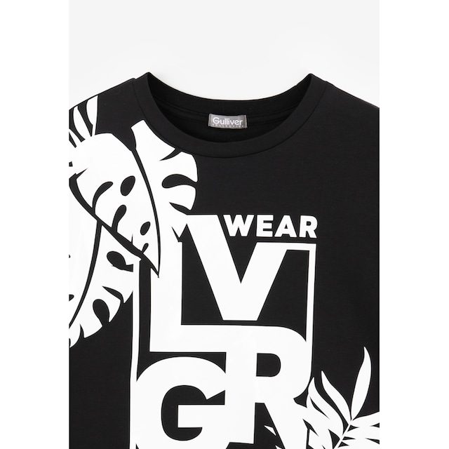 Gulliver T-Shirt, mit großem Kontrastprint kaufen | BAUR
