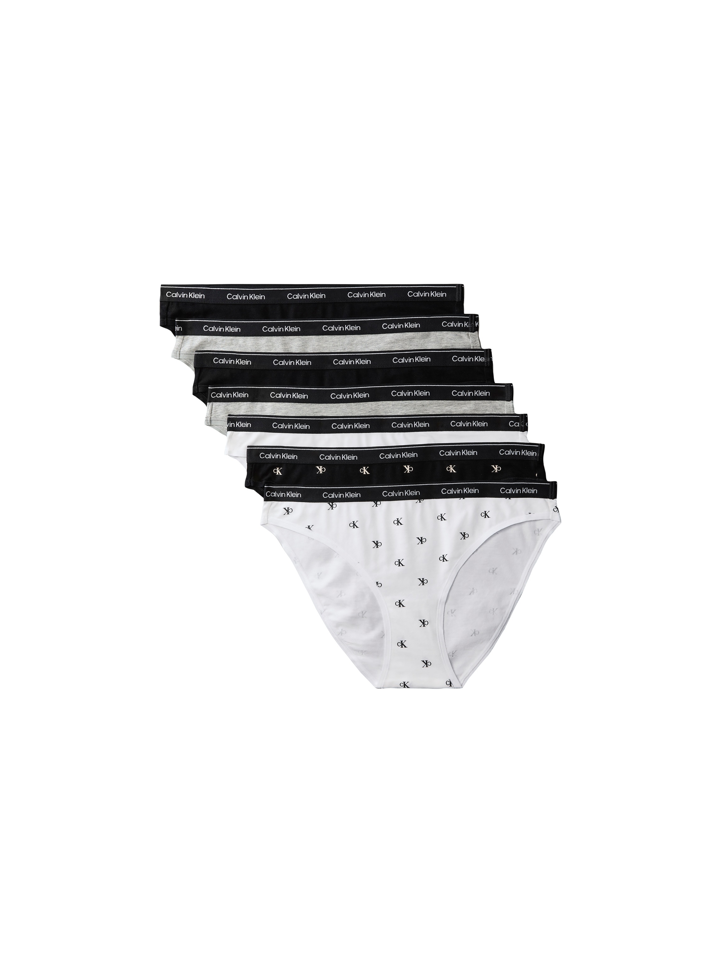 Calvin Klein Underwear Bikinislip "BIKINI 7PK" Packung, 7er-Pack, Körpernahe Passform mit elastischem Bund