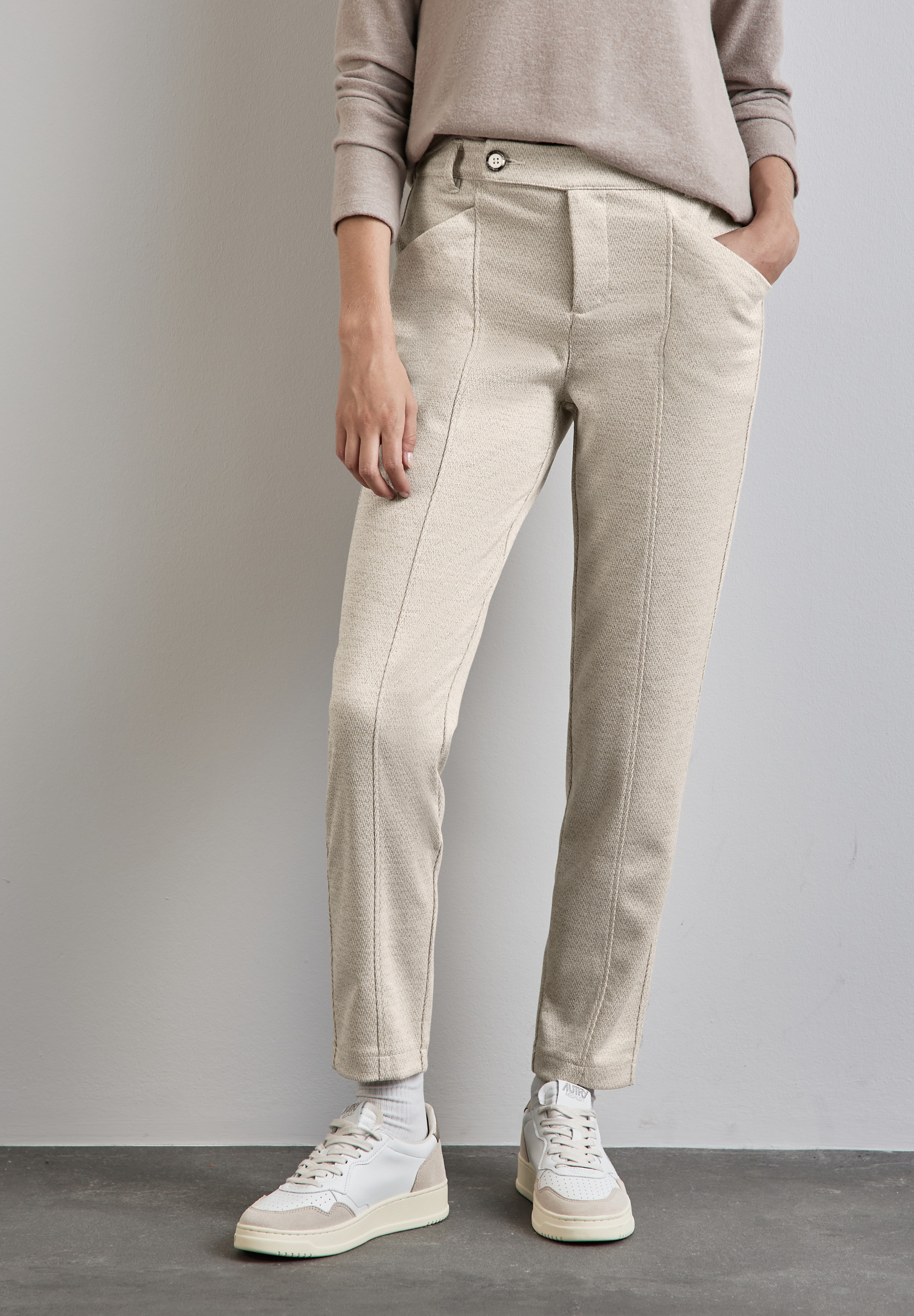 STREET ONE Stoffhose  High Waist