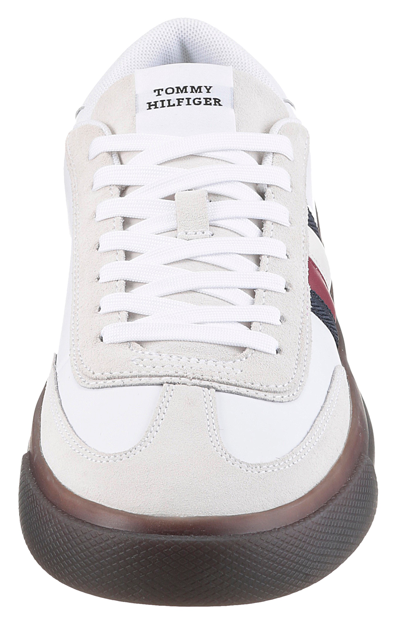 Tommy Hilfiger Sneaker »TH CUPSET TERRACE«, Freizeitschuh, Halbschuh, Schnürschuh mit seitlichen Streifen