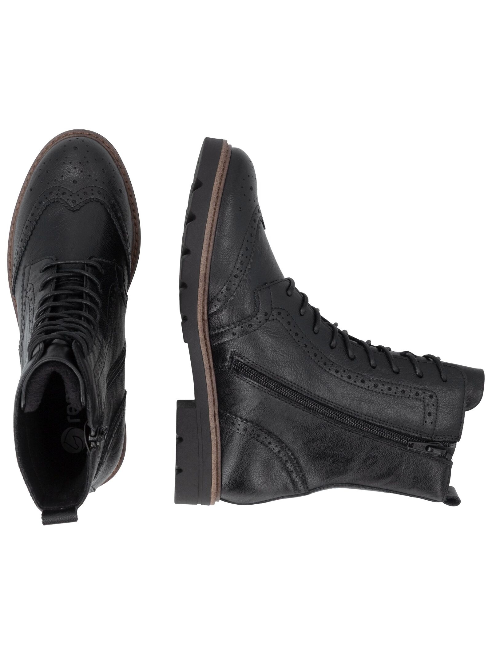 Remonte Schnürstiefelette »Remonte Stiefelette Glattleder«