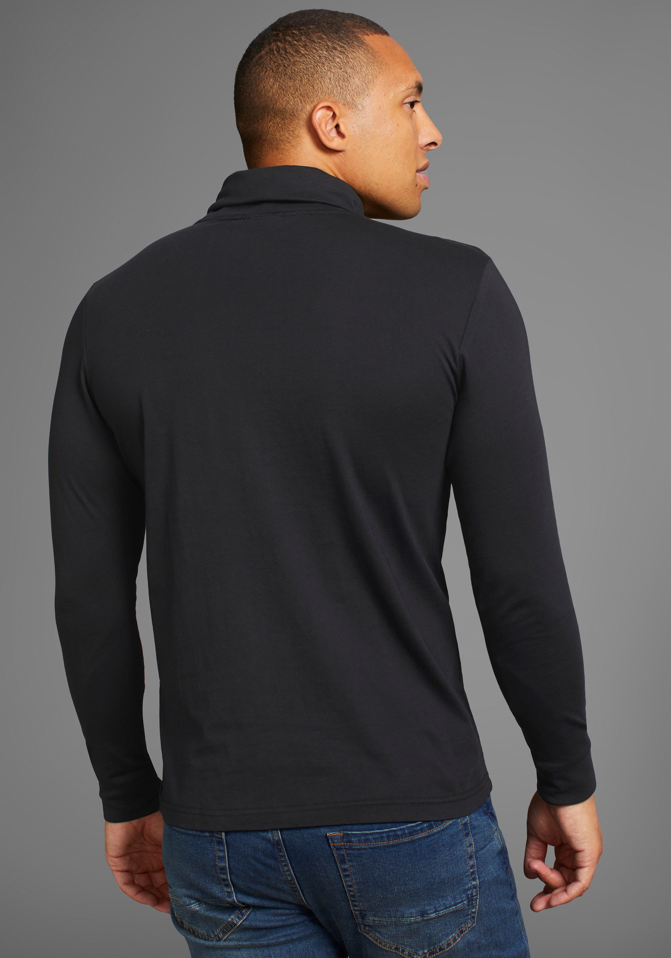Bruno Banani Rollkragenshirt, auch zum Unterziehen