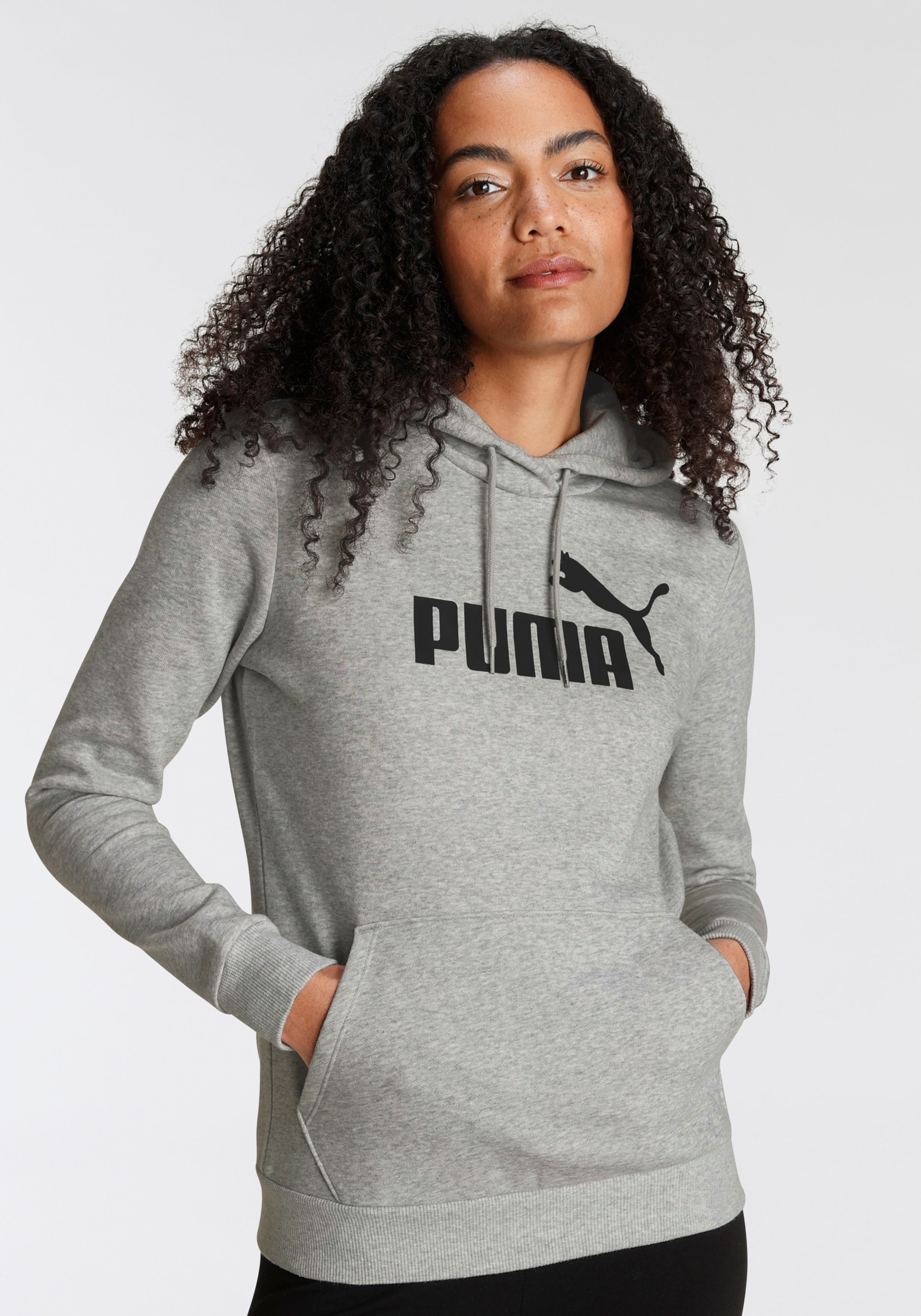 PUMA Kapuzensweatshirt "ESS LOGO HOODIE FL"