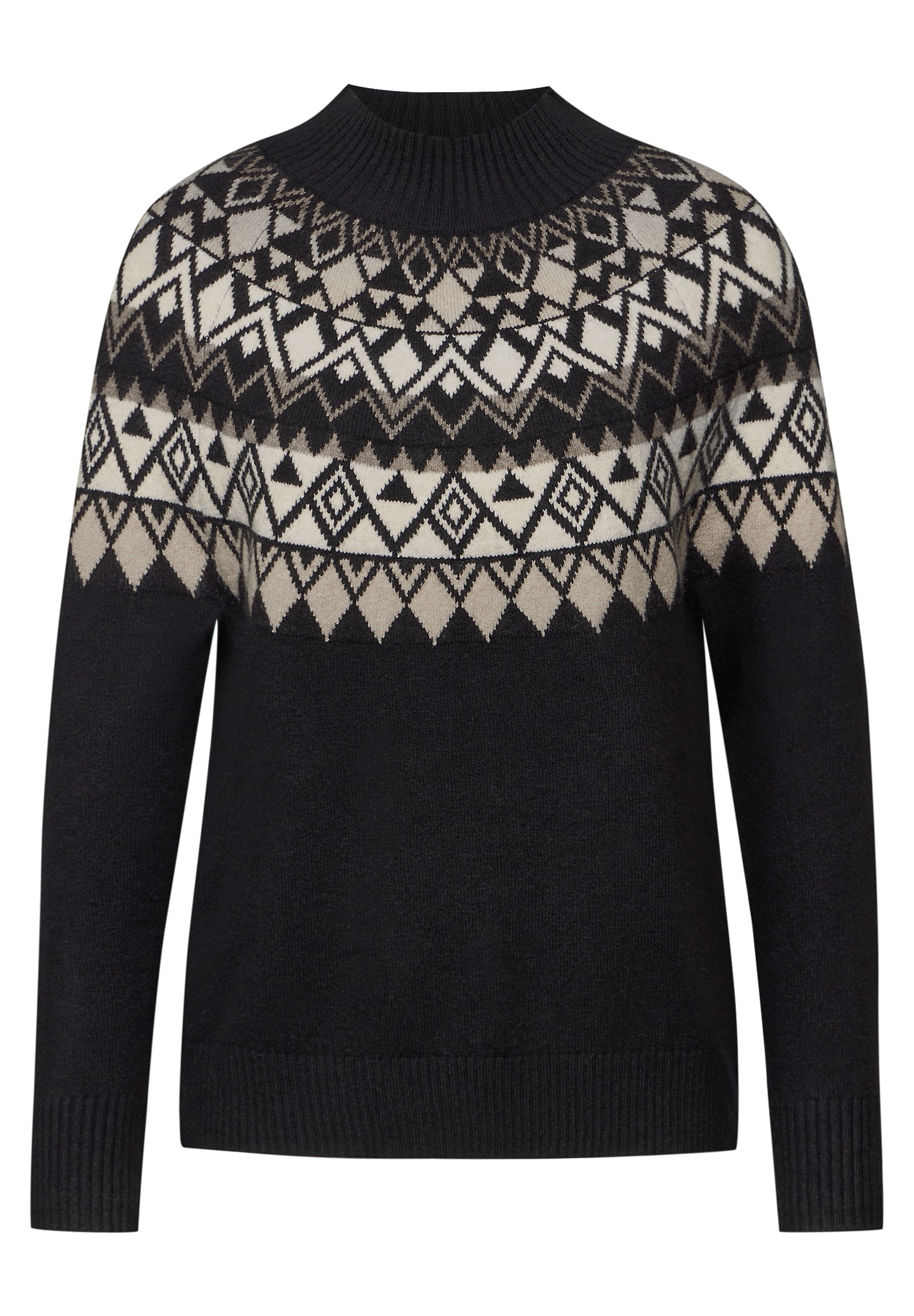 STREET ONE Strickpullover, mit Stehkragen