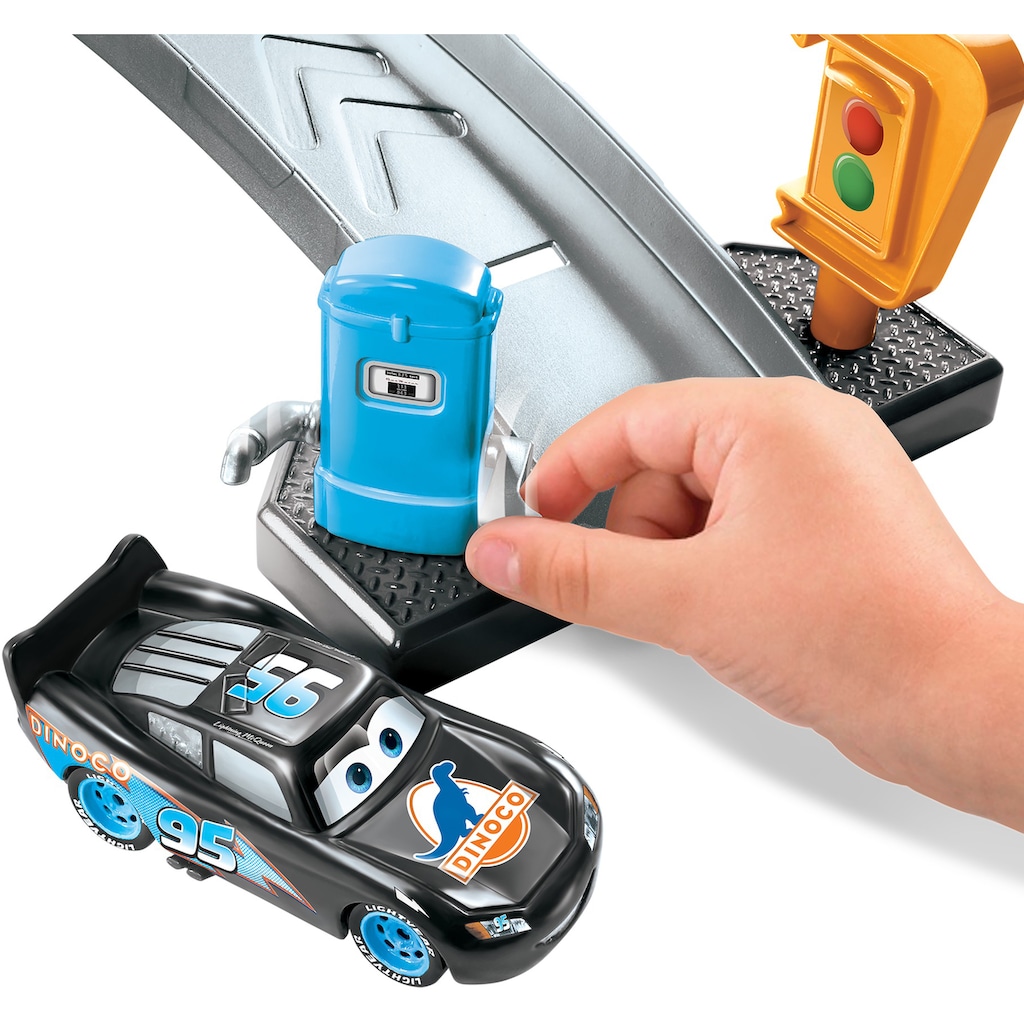 Mattel® Spiel-Gebäude »Disney Pixar Cars, Farbwechsel Dinoco Autowaschanlage«, inkl. Fahrzeug mit Farbwechseleffekt
