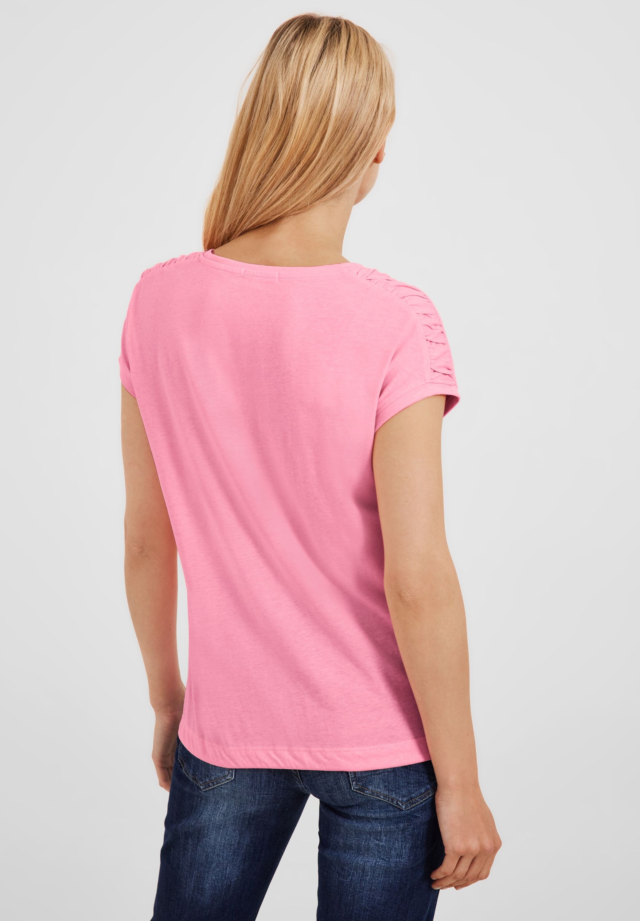 Cecil T-Shirt, in Unifarbe für | BAUR kaufen
