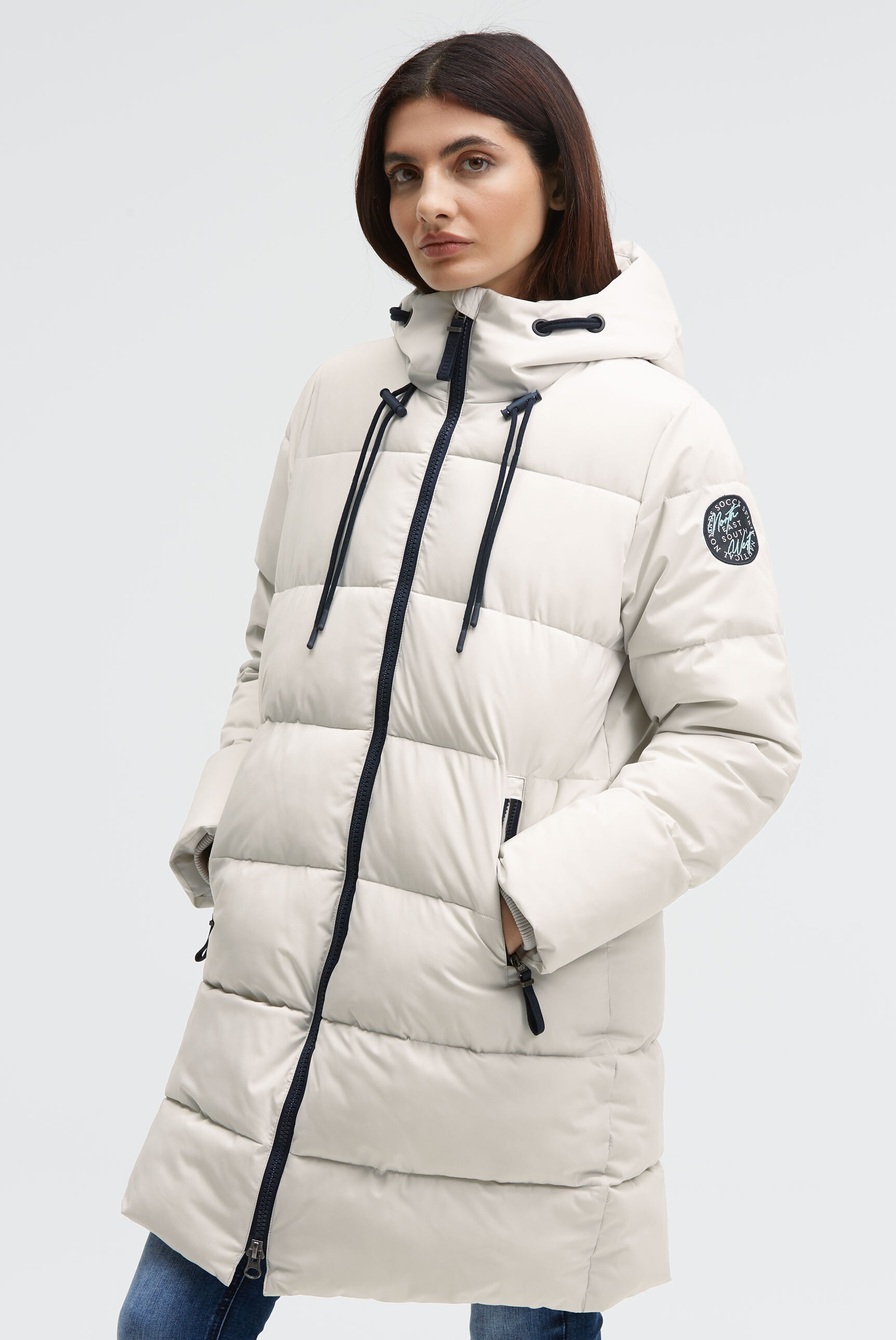 SOCCX Parka mit Kapuze mit Zwei-Wege-Reißverschluss günstig online kaufen