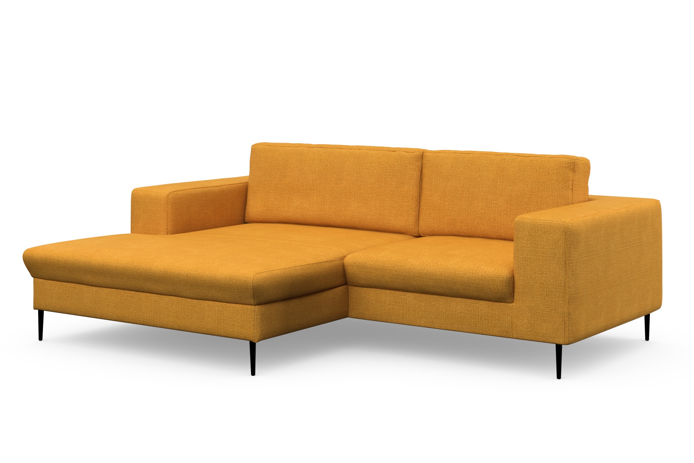 DOMO collection Ecksofa »Modica kompakt und elegant, Breite 244, L-Form«, moderne Optik mit extrabreiter Recamiere, auch in Cord