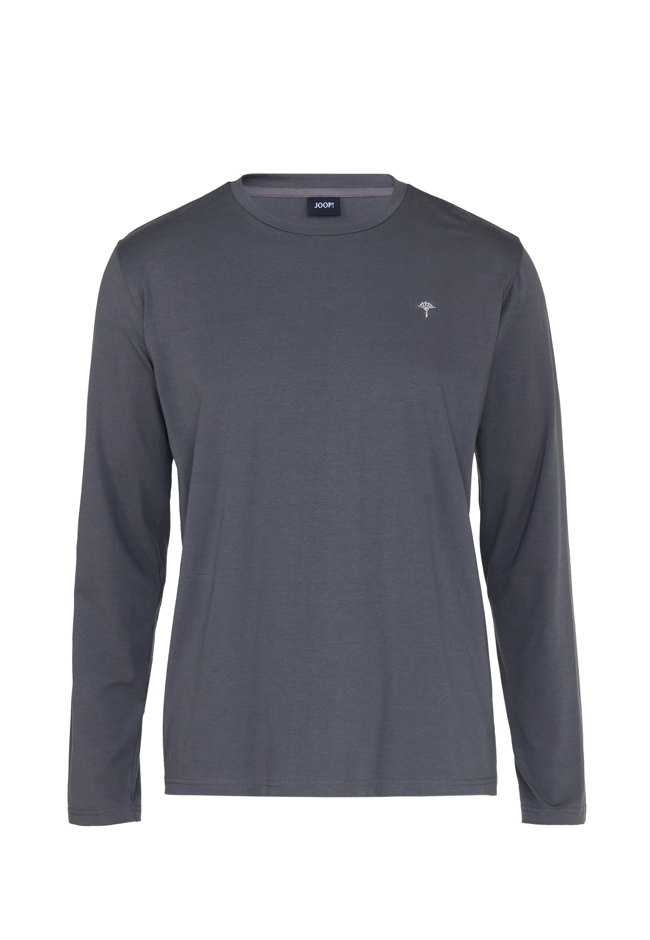 JOOP Pyjamaoberteil Rundhalsausschnitt, Langarm, Bauwoll-Mix, Regular Fit günstig online kaufen