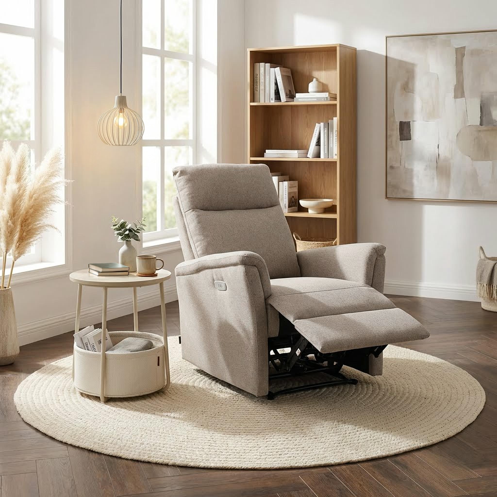 Home affaire Relaxsessel "FINNARA, Relaxsessel, TV-Sessel, elelektrische Relaxfunktion, USB A/C" Liegefunktion 105-135, Federkern