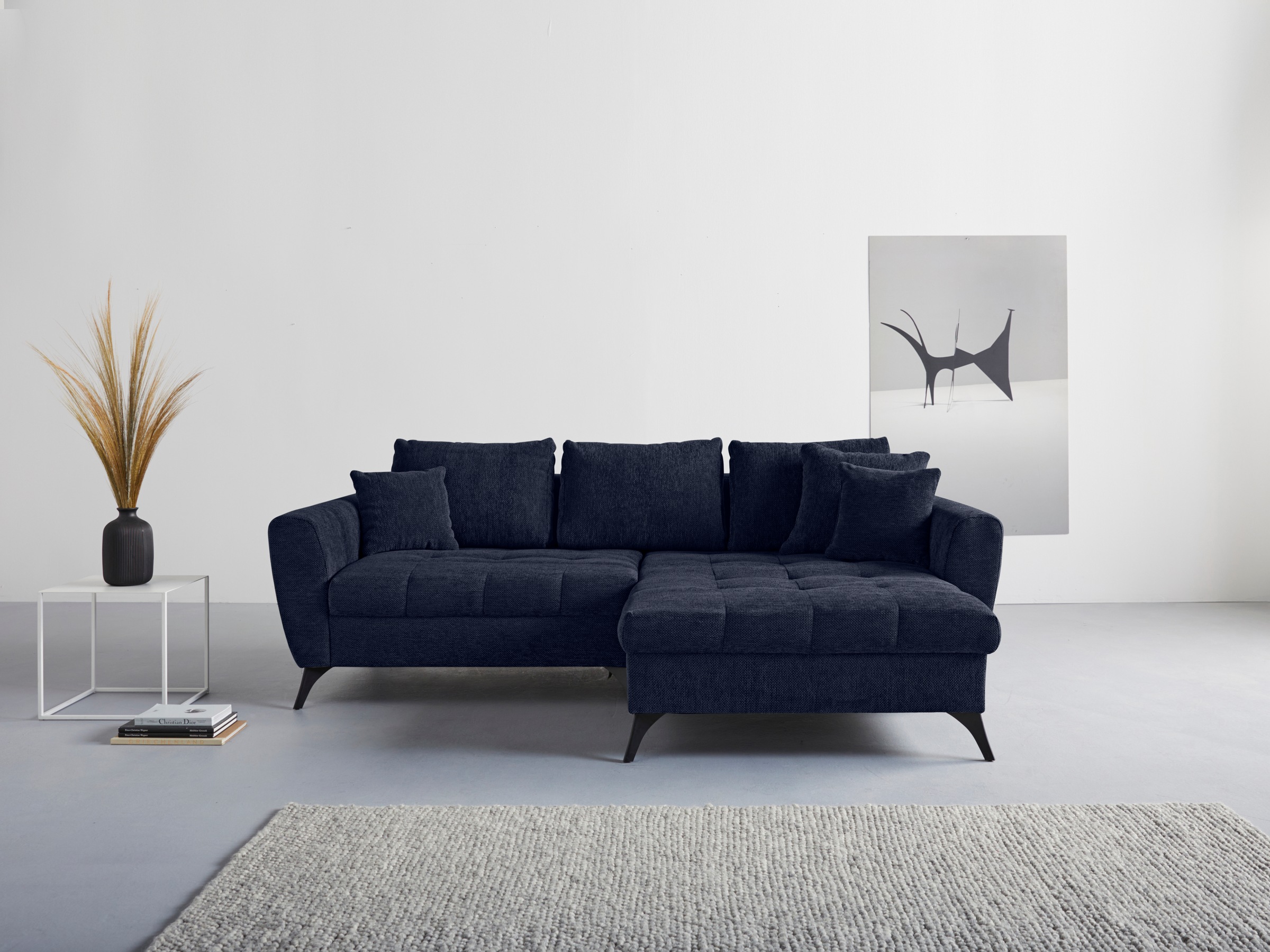 »Lörby«, Sitzbereich, INOSIGN Aqua | Ecksofa clean-Bezug, im feine mit Kissen auch bestellen Steppung lose BAUR