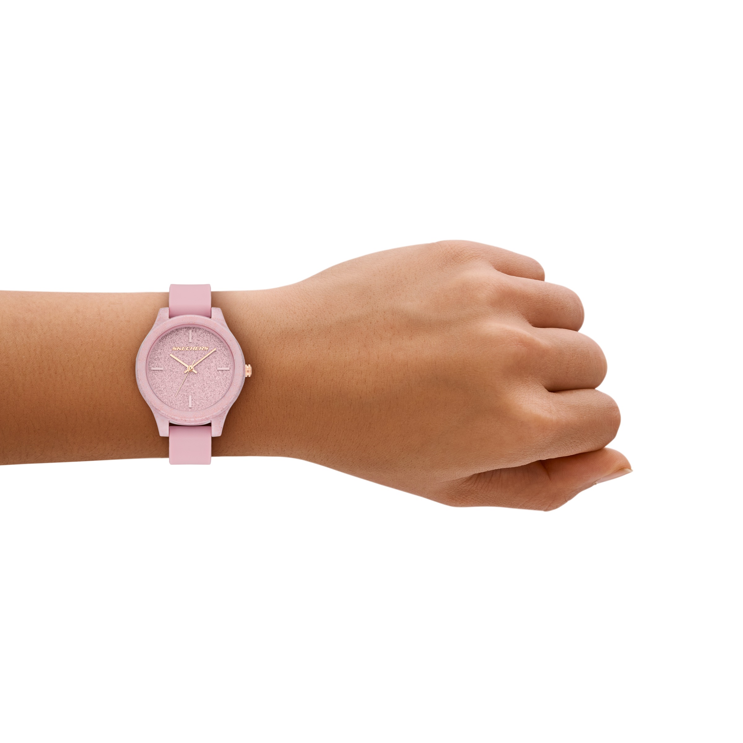 Skechers Quarzuhr »CARMELINA«, Armbanduhr, Damenuhr, Silikonarmband, analog
