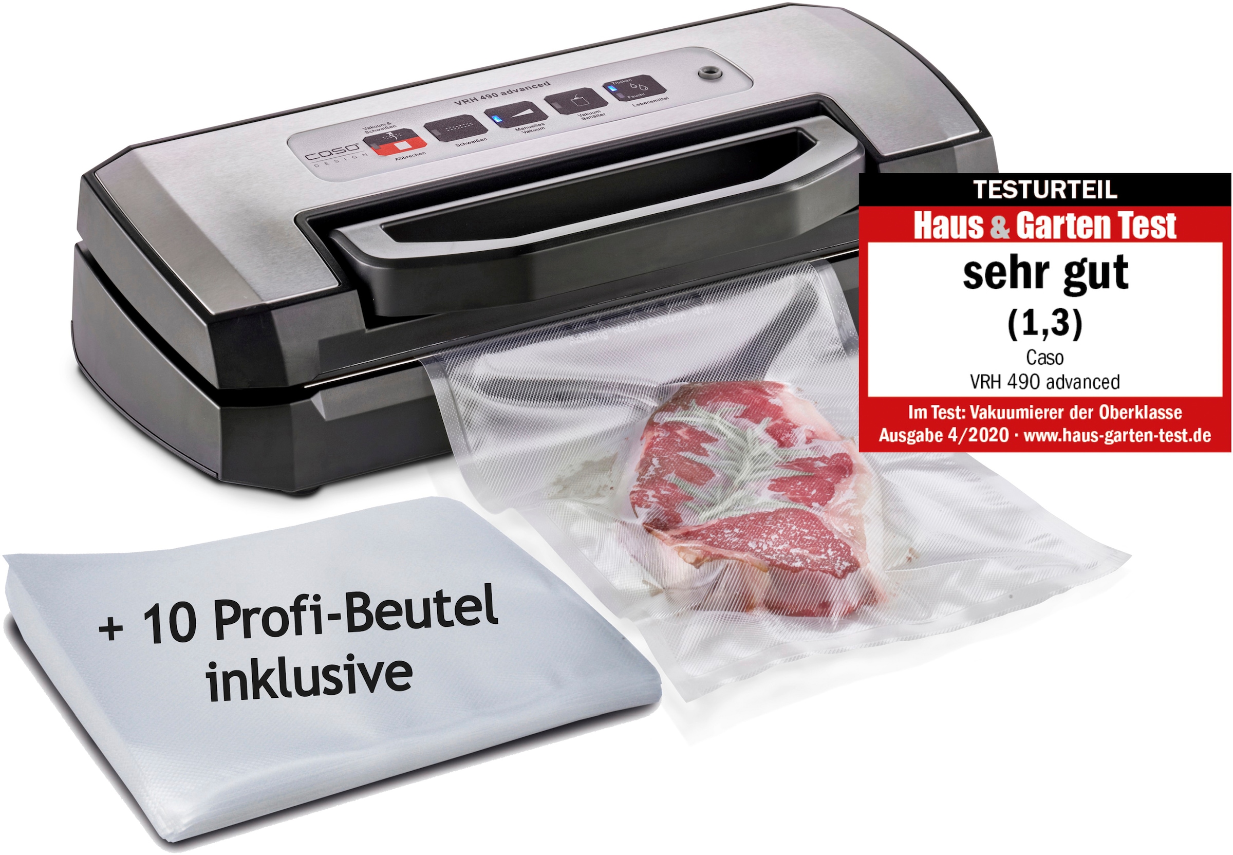 Caso Vakuumierer "1525 VRH490 advanced" 110 W günstig online kaufen