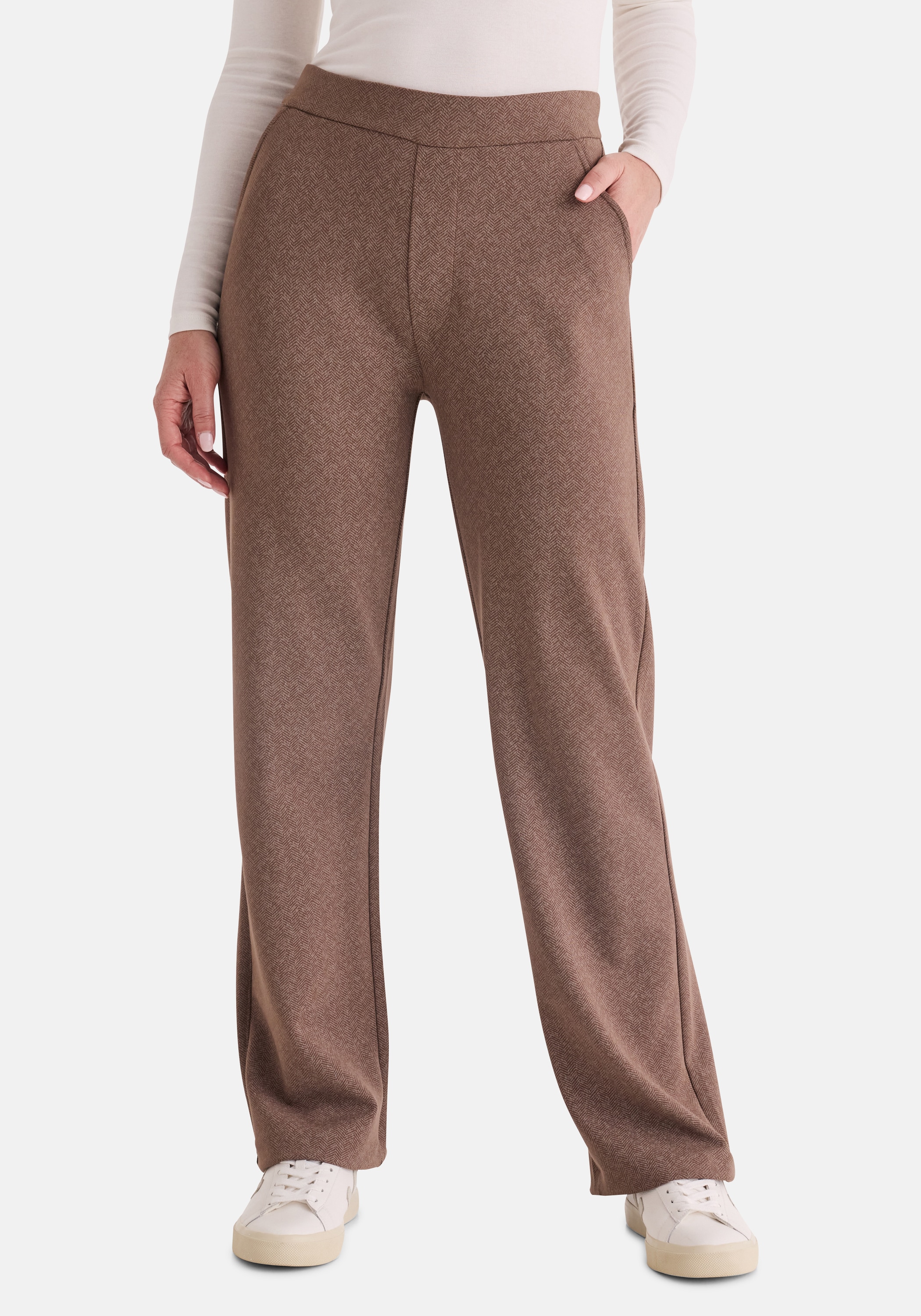 STOOKER WOMEN "Mary Jersey Wide leg fit Schlupfhose" Wide Leg Fit Casual Clean Wash Jersey für Damen