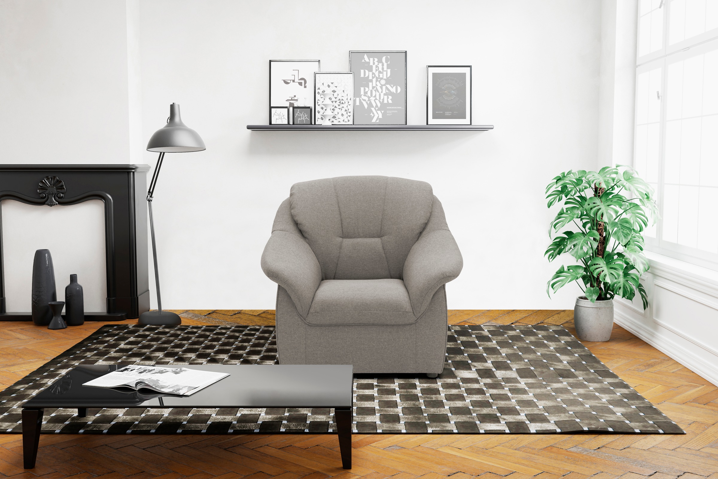 DOMO collection Sessel "Faenza für kleine Räume, zeitlos und elegant, kompa günstig online kaufen