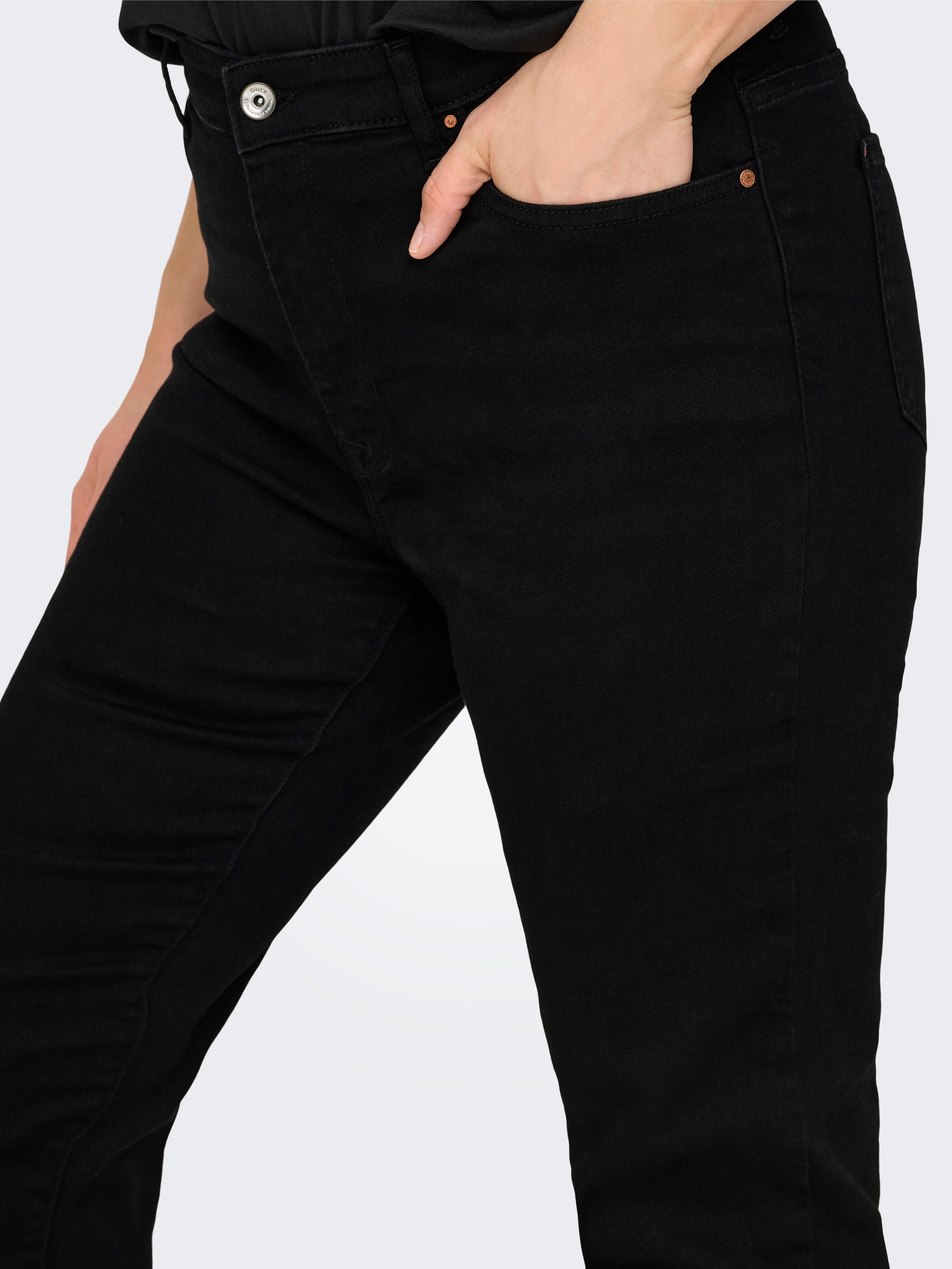 Thumbnail - ONLY CARMAKOMA Slim-fit-Jeans "CARSUI MID SLIM DNM DIA367 NOOS"