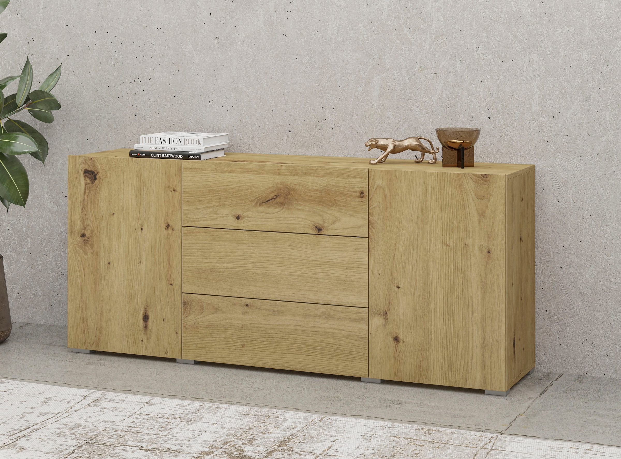 INOSIGN Sideboard "Ava, Breite 140 cm, hängend und stehend montierbar", mod günstig online kaufen