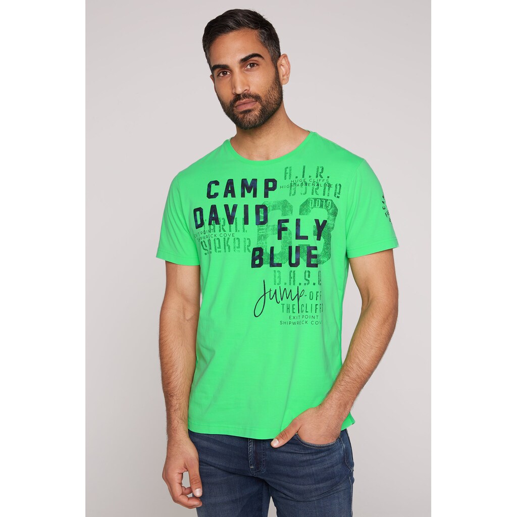 CAMP DAVID Rundhalsshirt