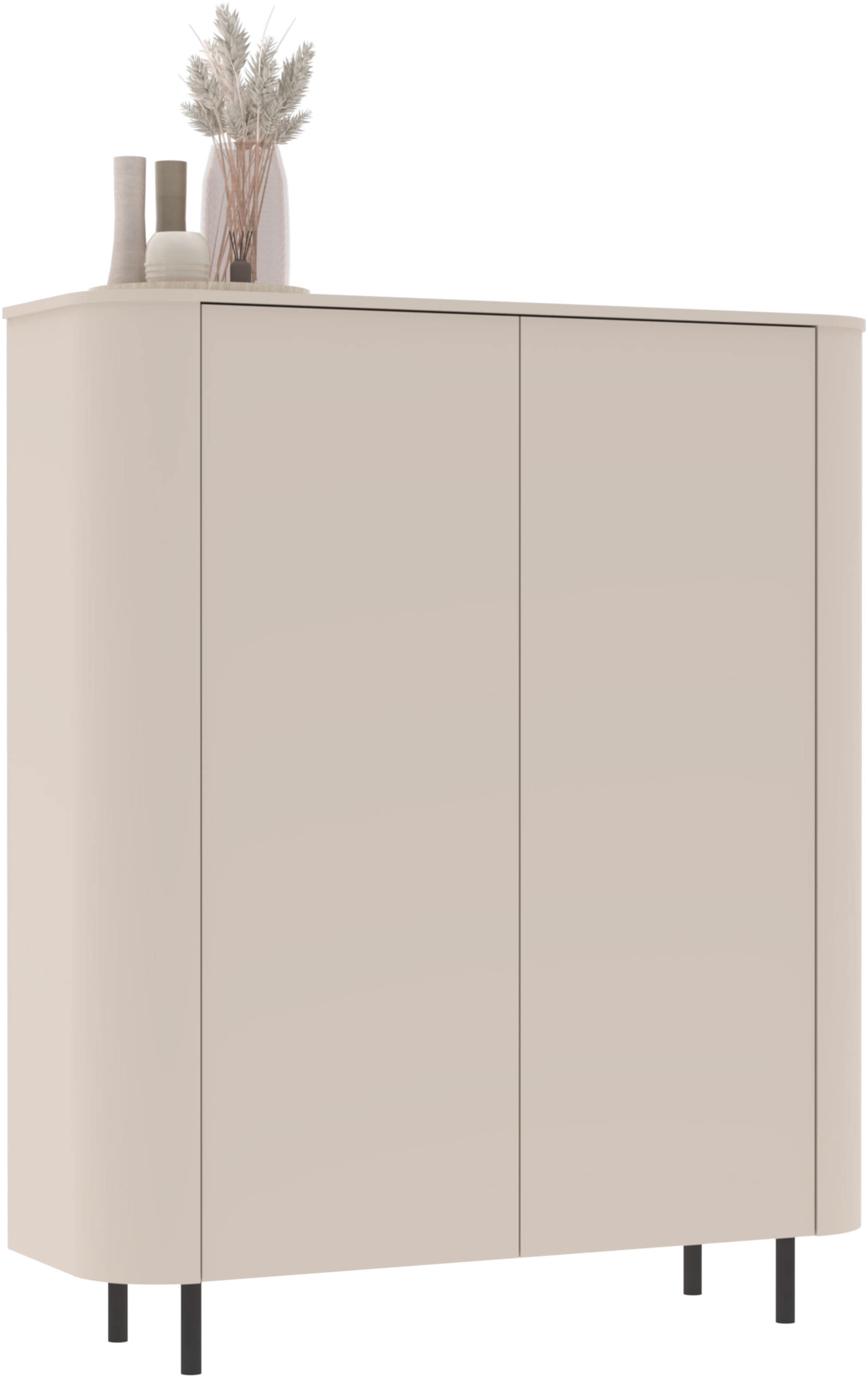 INOSIGN Highboard "Lido, B/H 131/154 cm, 2 Türen, Stauraumschrank, Hochkomm günstig online kaufen