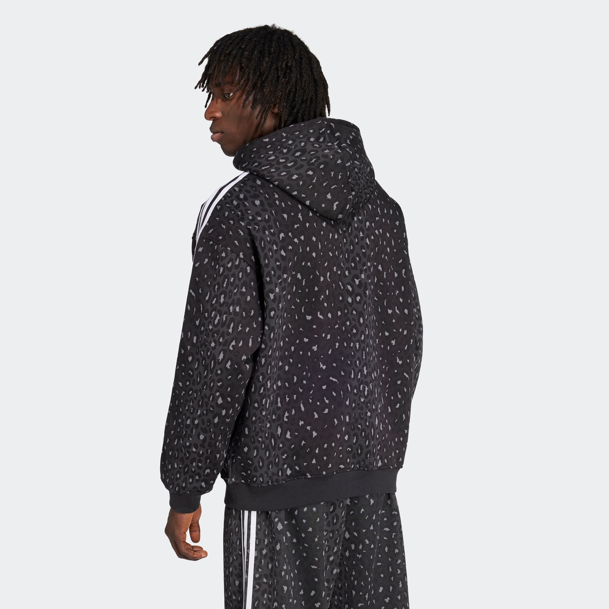 adidas Originals Kapuzensweatshirt "LEO ALL OVER PRINT LOOSE HOODIE" günstig online kaufen