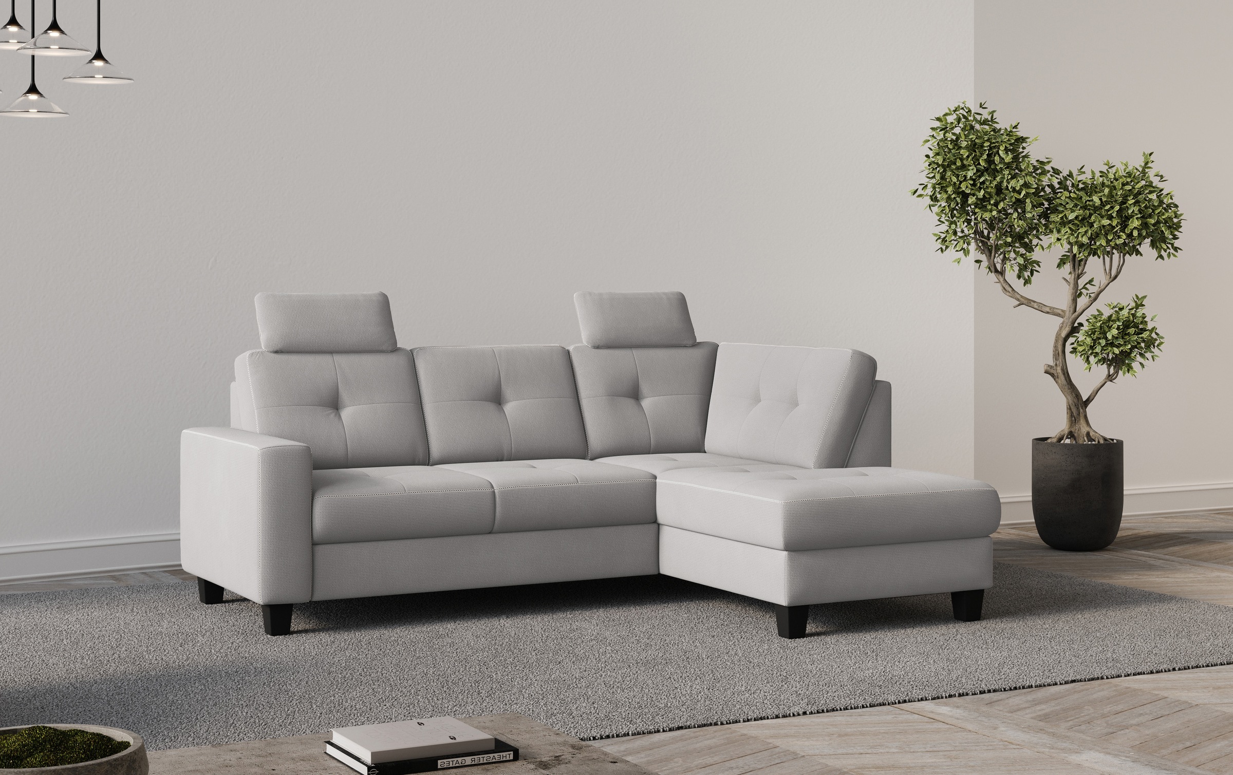OTTO home Ecksofa "Varese" wahlweise mit Schlaffunktion und Bettkasten