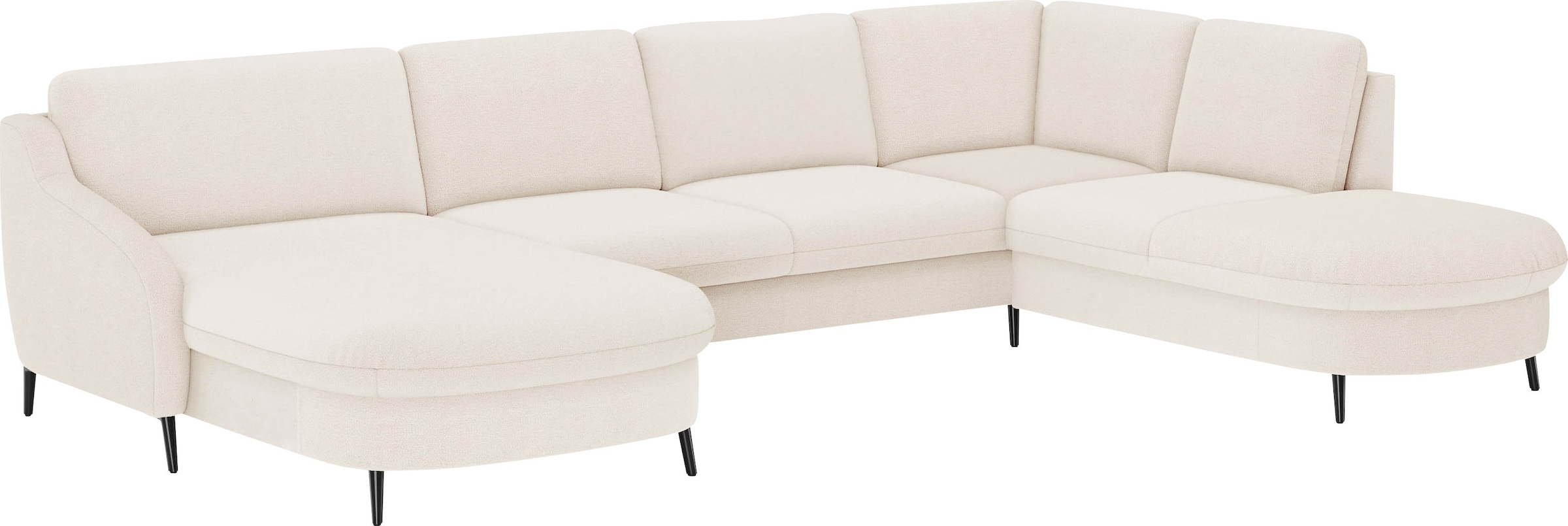 sit&more Wohnlandschaft »Soul U-Form«, wahlweise mit Bettfunktion und Bettkasten oder Schubkasten