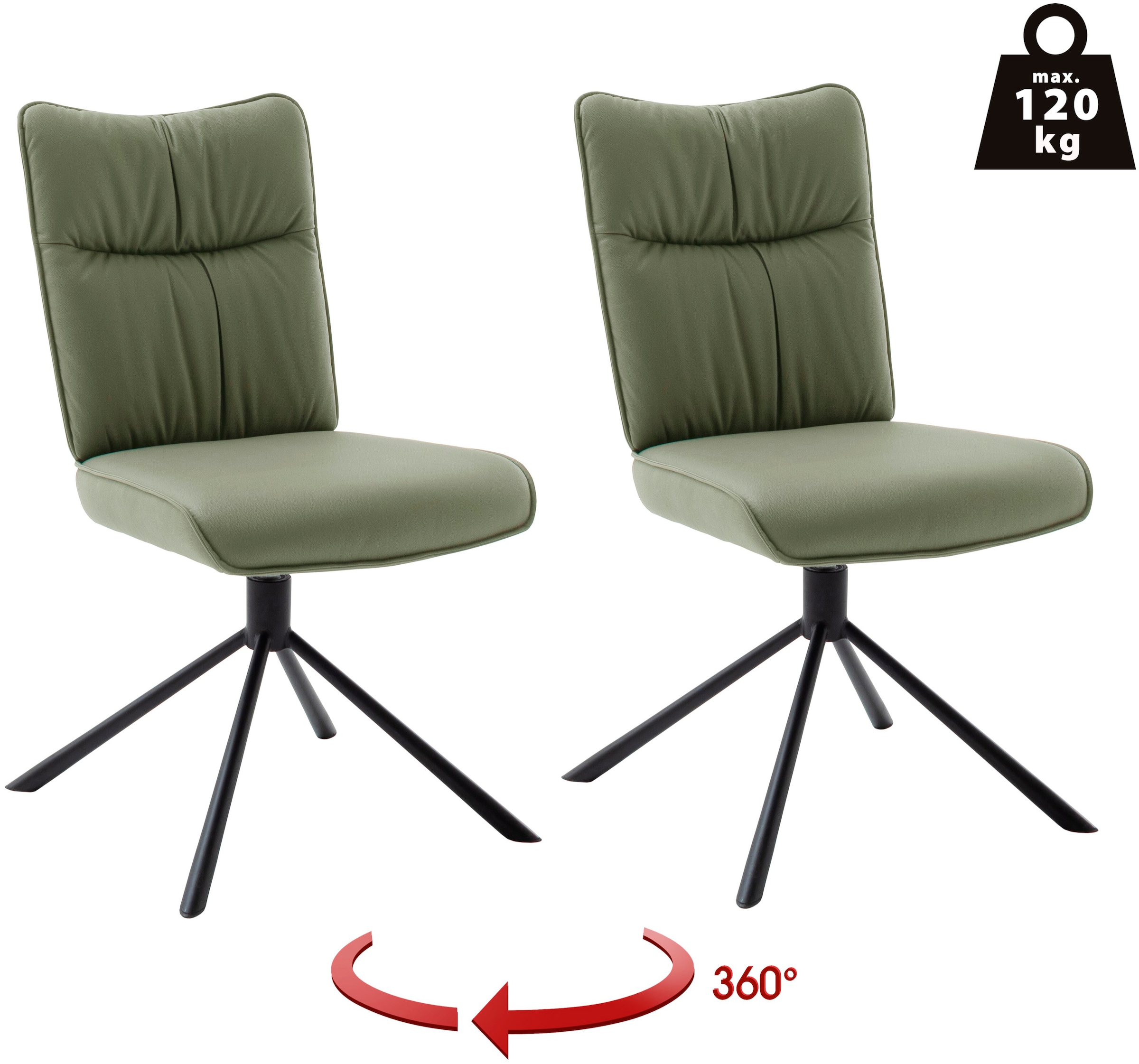 MCA furniture 4-Fußstuhl "MARIN Esszimmerstuhl (2er Set) - Stuhl" (Set) 2 M günstig online kaufen