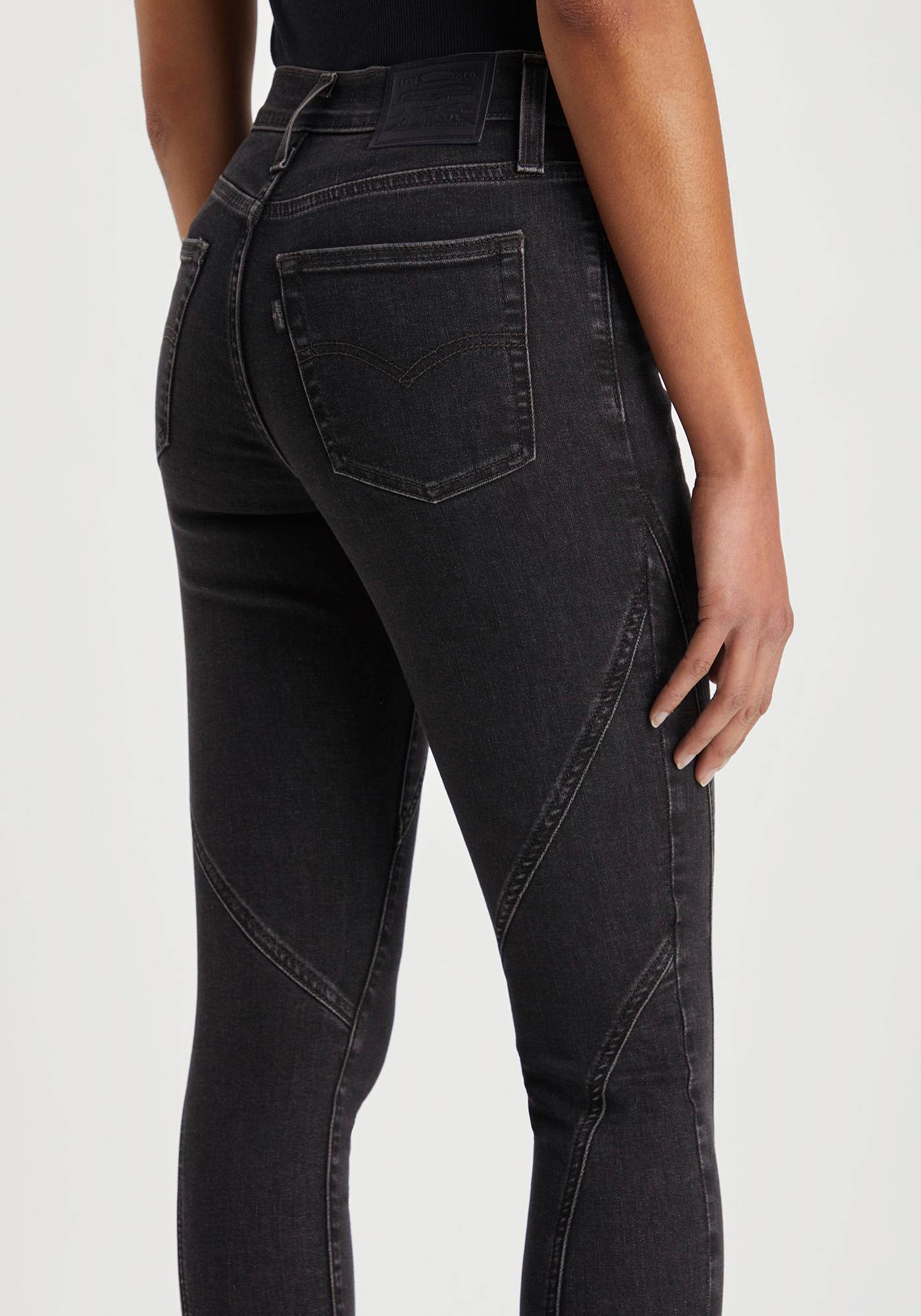 Levi's® Skinny-fit-Jeans »720 ZIP FRONT«, Biker- Look