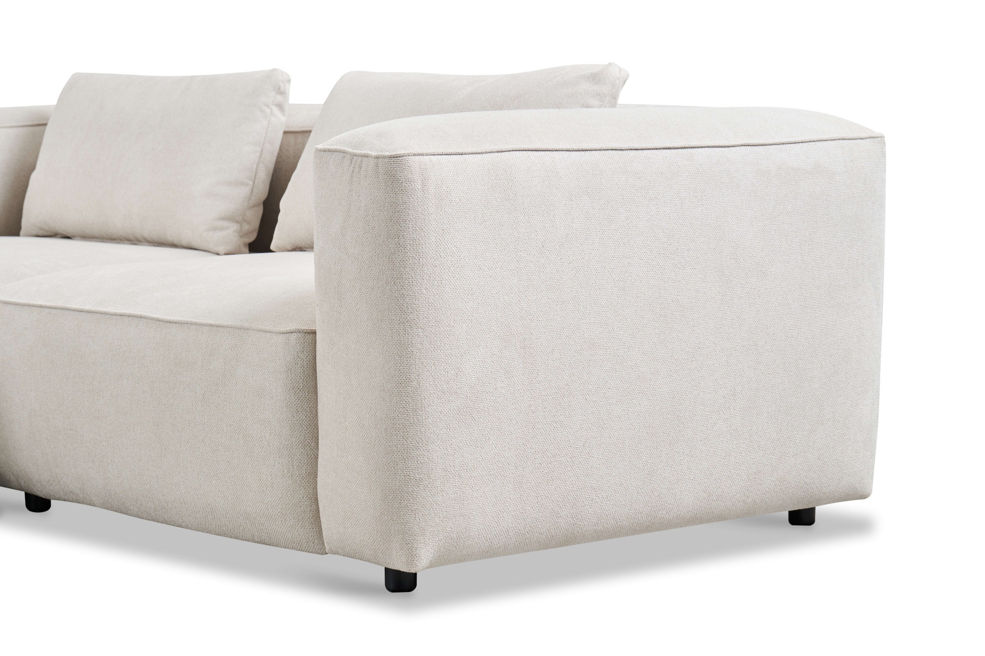 andas Ecksofa »Tvinnet«, Breite 228 cm, extra tiefe Sitzfläche, kubisches Sitzvergnügen